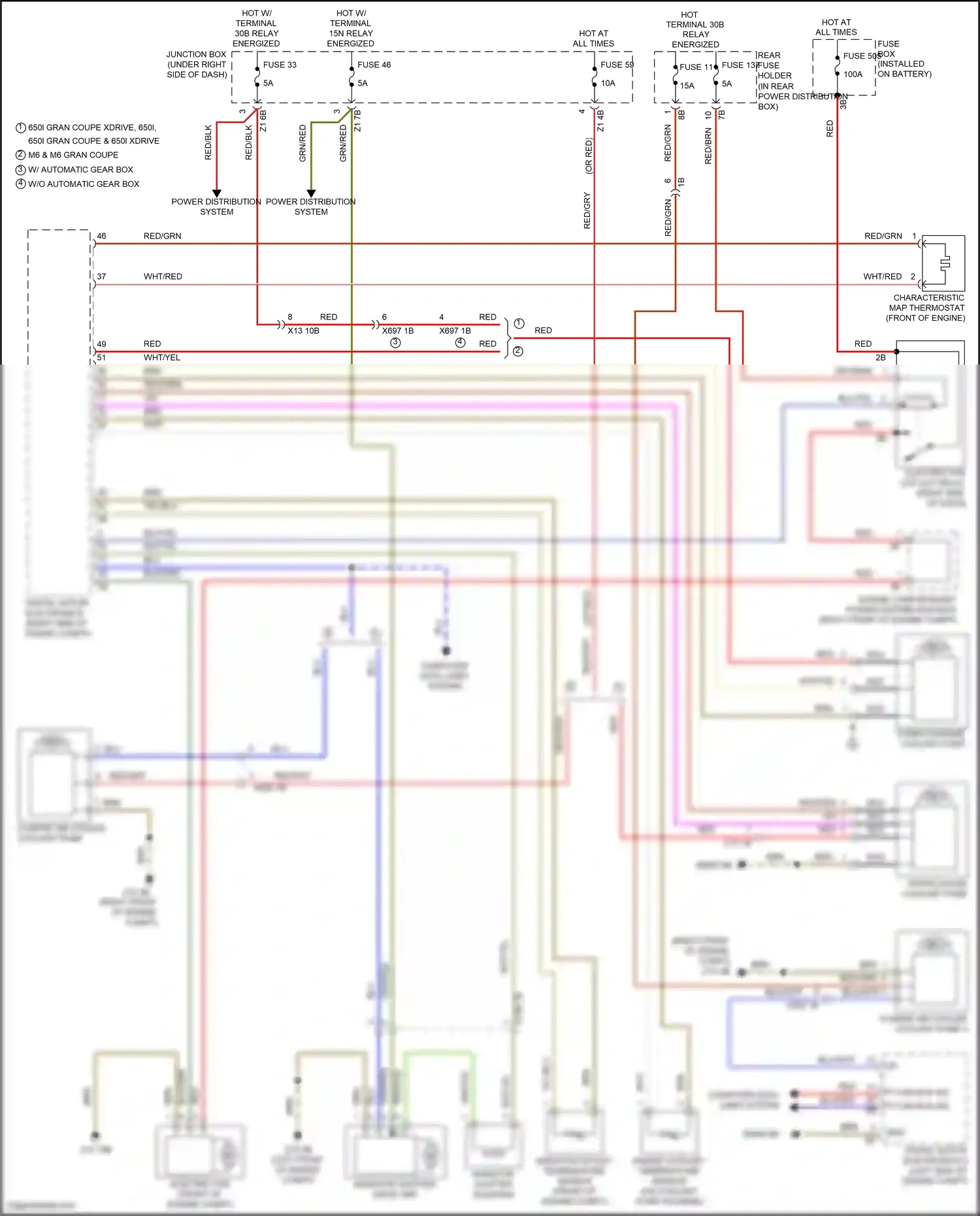 Wiring diagram computer data lines system for BMW 6 series F06/F13/F12 facelift (2015-2018) (55 of 84)