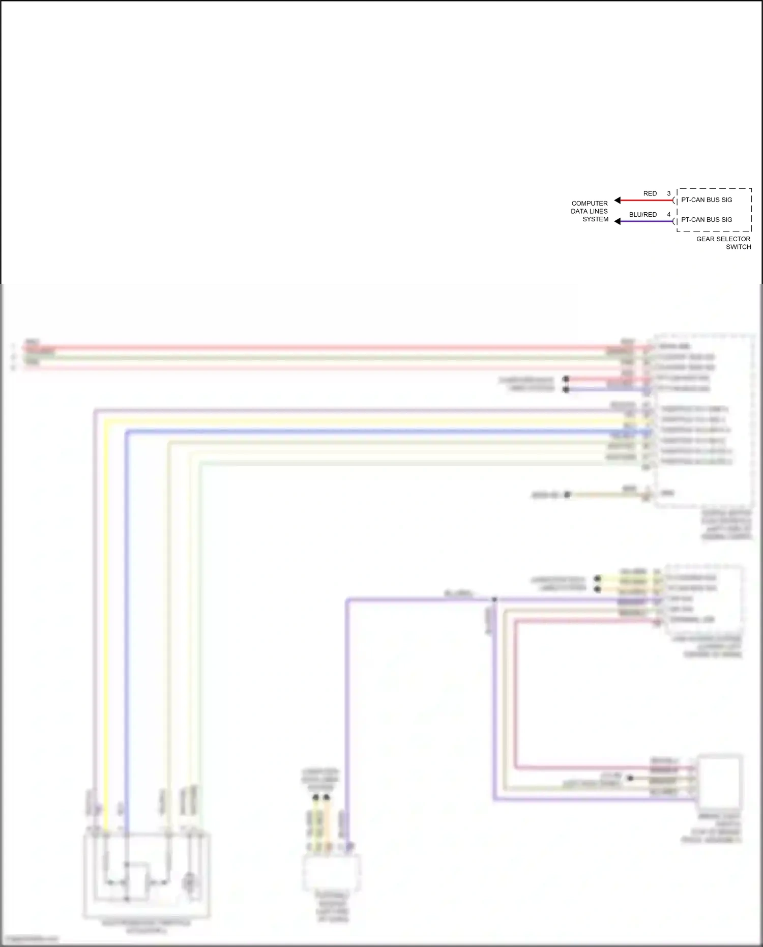 Wiring diagram computer data lines system for BMW 6 series F06/F13/F12 facelift (2015-2018) (72 of 84)