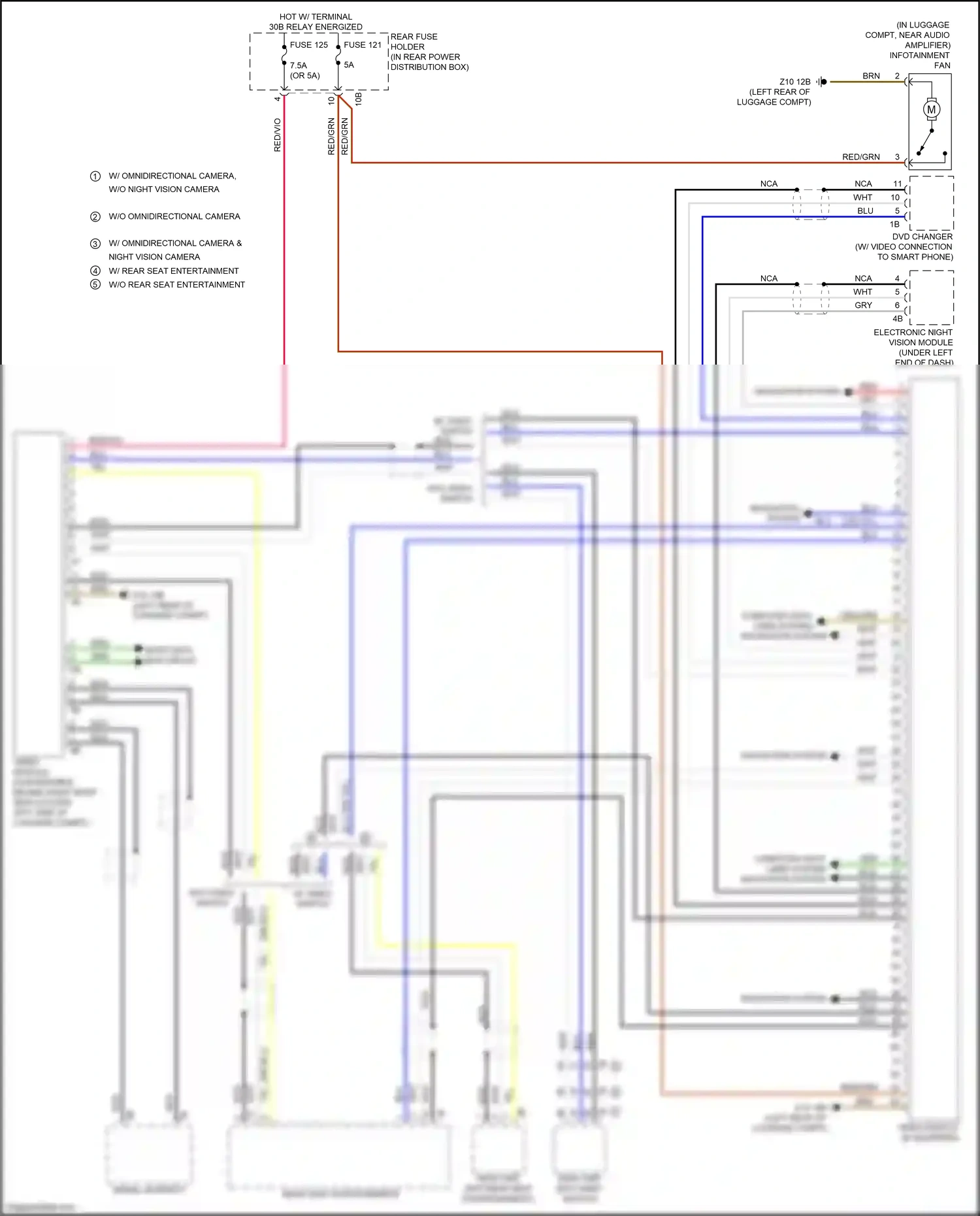 Wiring diagram computer data lines system for BMW 6 series F06/F13/F12 facelift (2015-2018) (10 of 84)