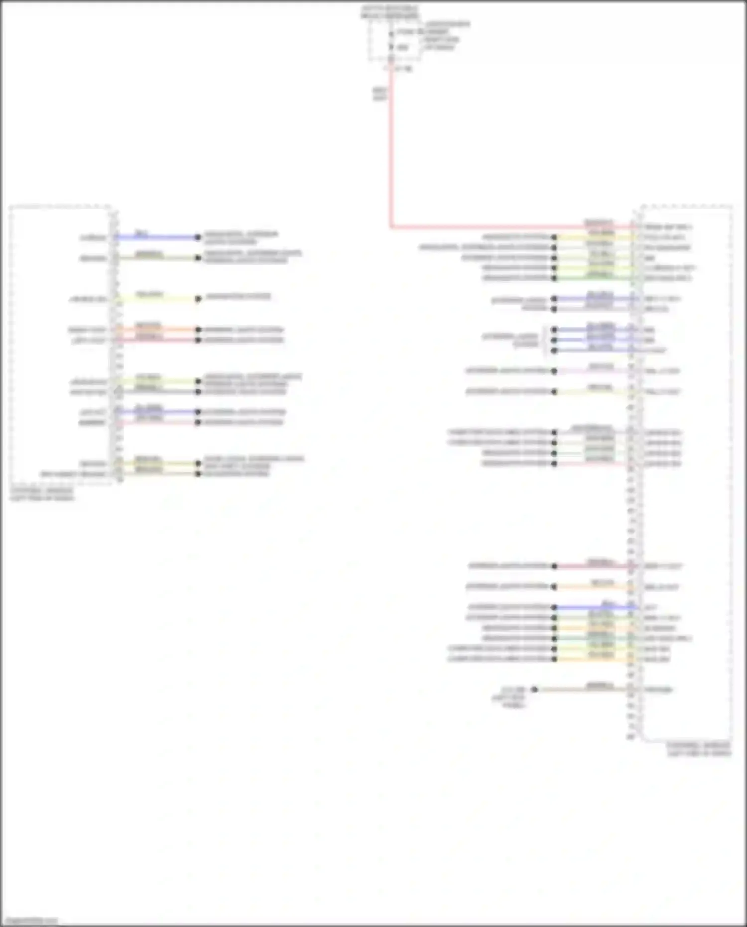 Wiring diagram drv assist ground for BMW 6 series F06/F13/F12 facelift (2015-2018) (1 of 1)