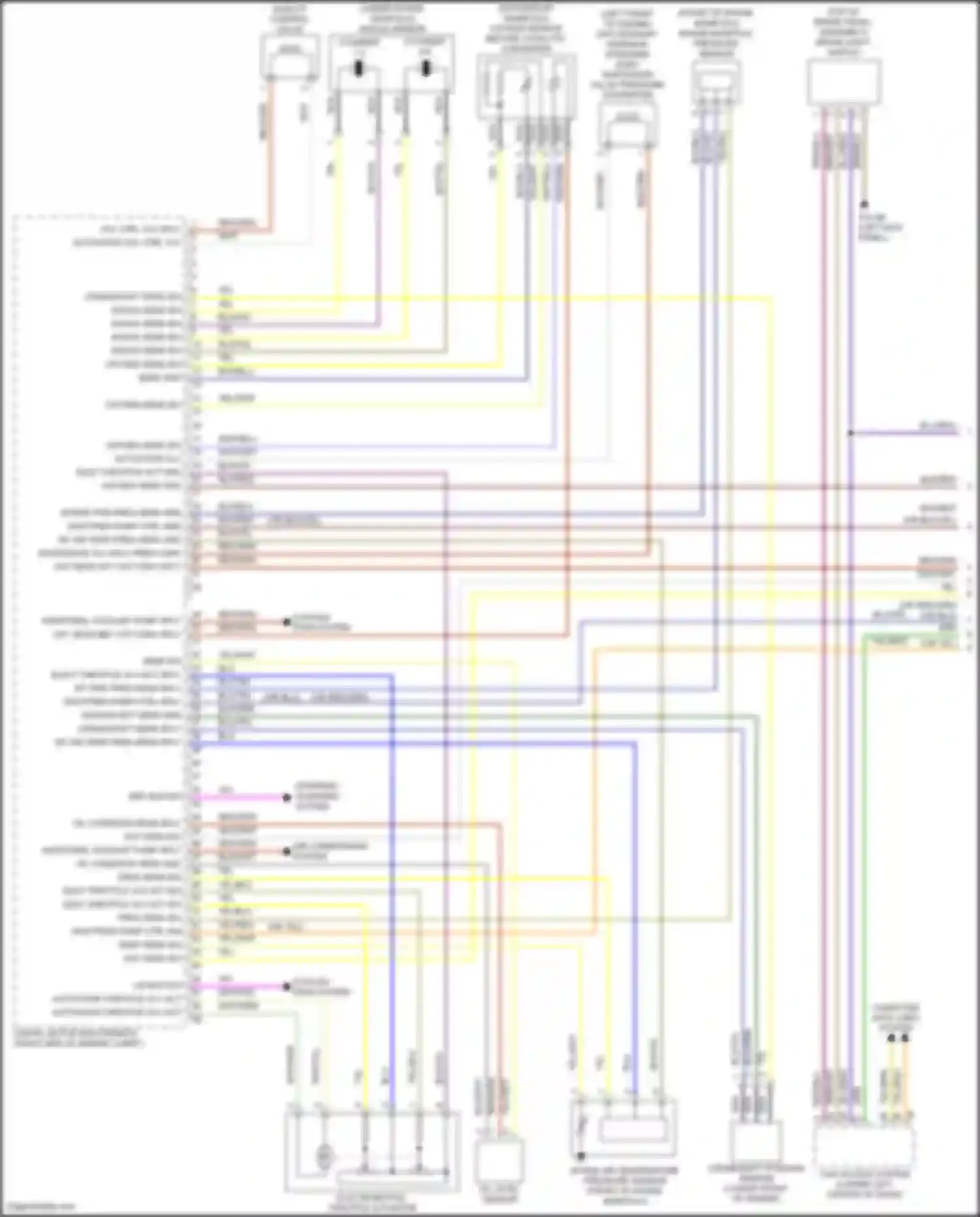 Wiring diagram elec throttle act gnd for BMW 6 series F06/F13/F12 facelift (2015-2018) (1 of 1)