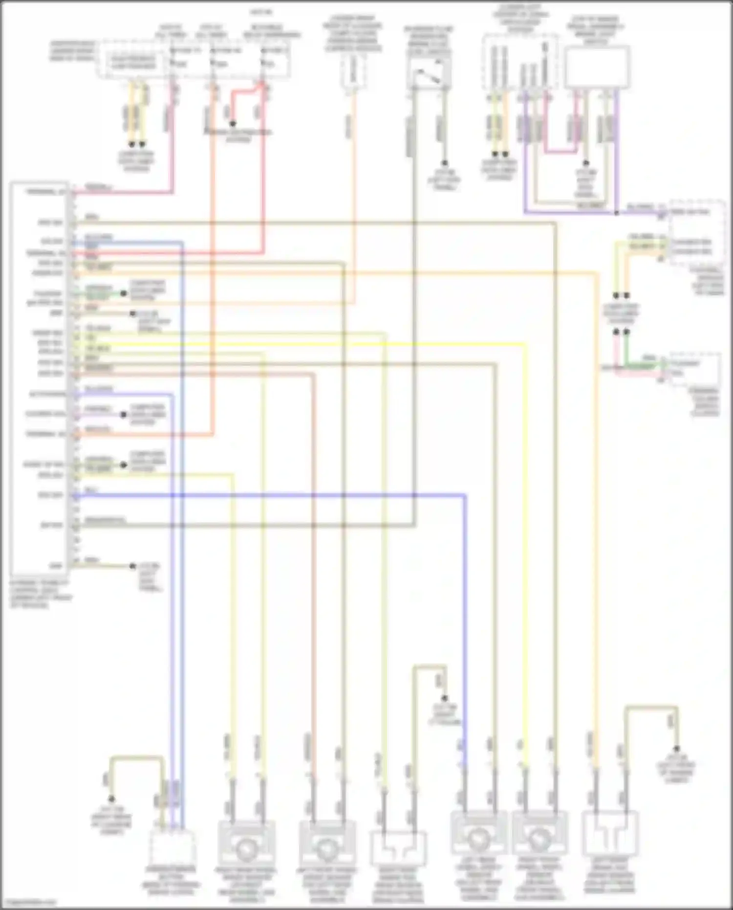 Wiring diagram electronics junction box for BMW 6 series F06/F13/F12 facelift (2015-2018) (22 of 36)