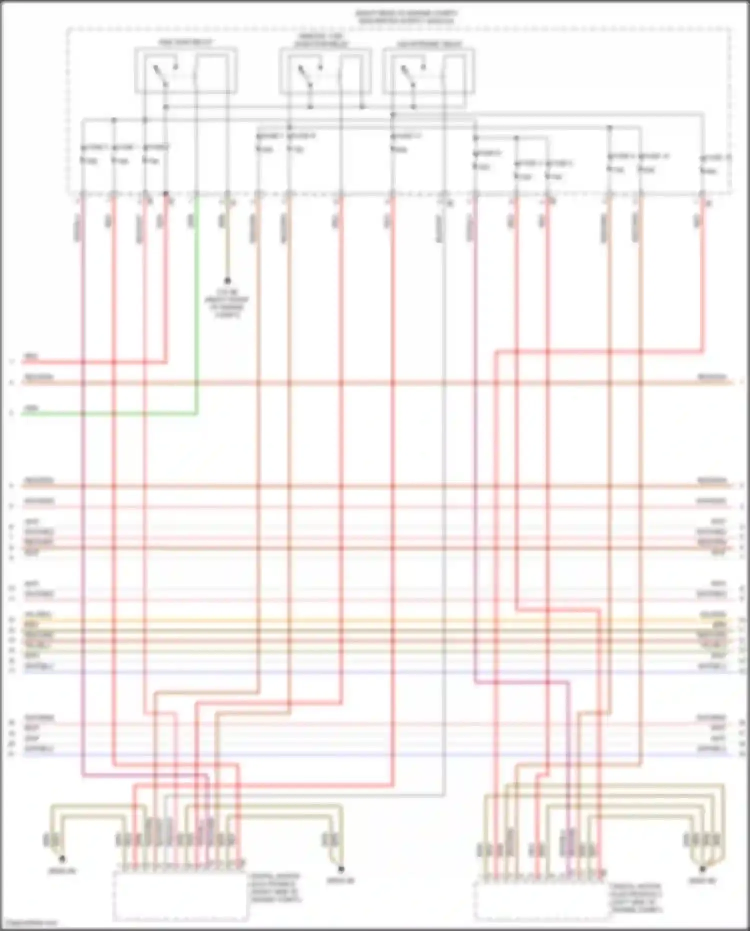 Wiring diagram fuse 11 for BMW 6 series F06/F13/F12 facelift (2015-2018) (5 of 5)