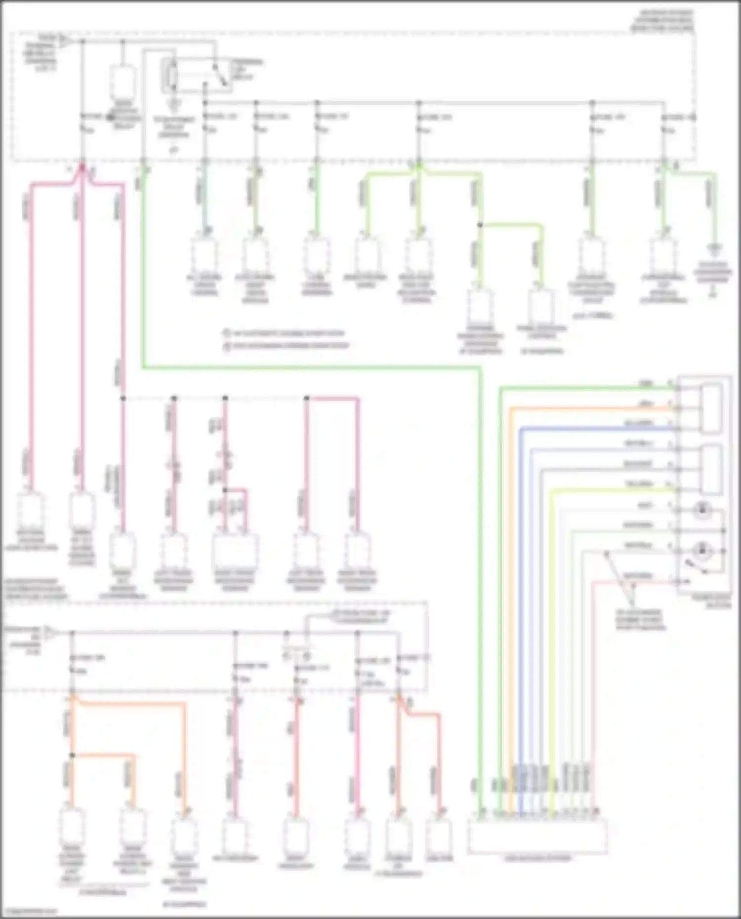 Wiring diagram fuse 131 for BMW 6 series F06/F13/F12 facelift (2015-2018) (2 of 2)