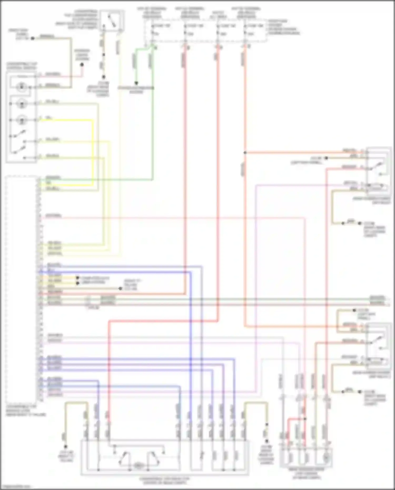 Wiring diagram fuse 136 for BMW 6 series F06/F13/F12 facelift (2015-2018) (1 of 2)