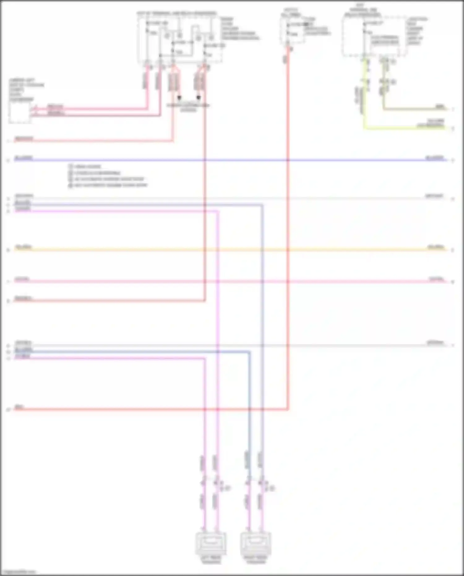 Wiring diagram fuse 509 for BMW 6 series F06/F13/F12 facelift (2015-2018) (2 of 2)