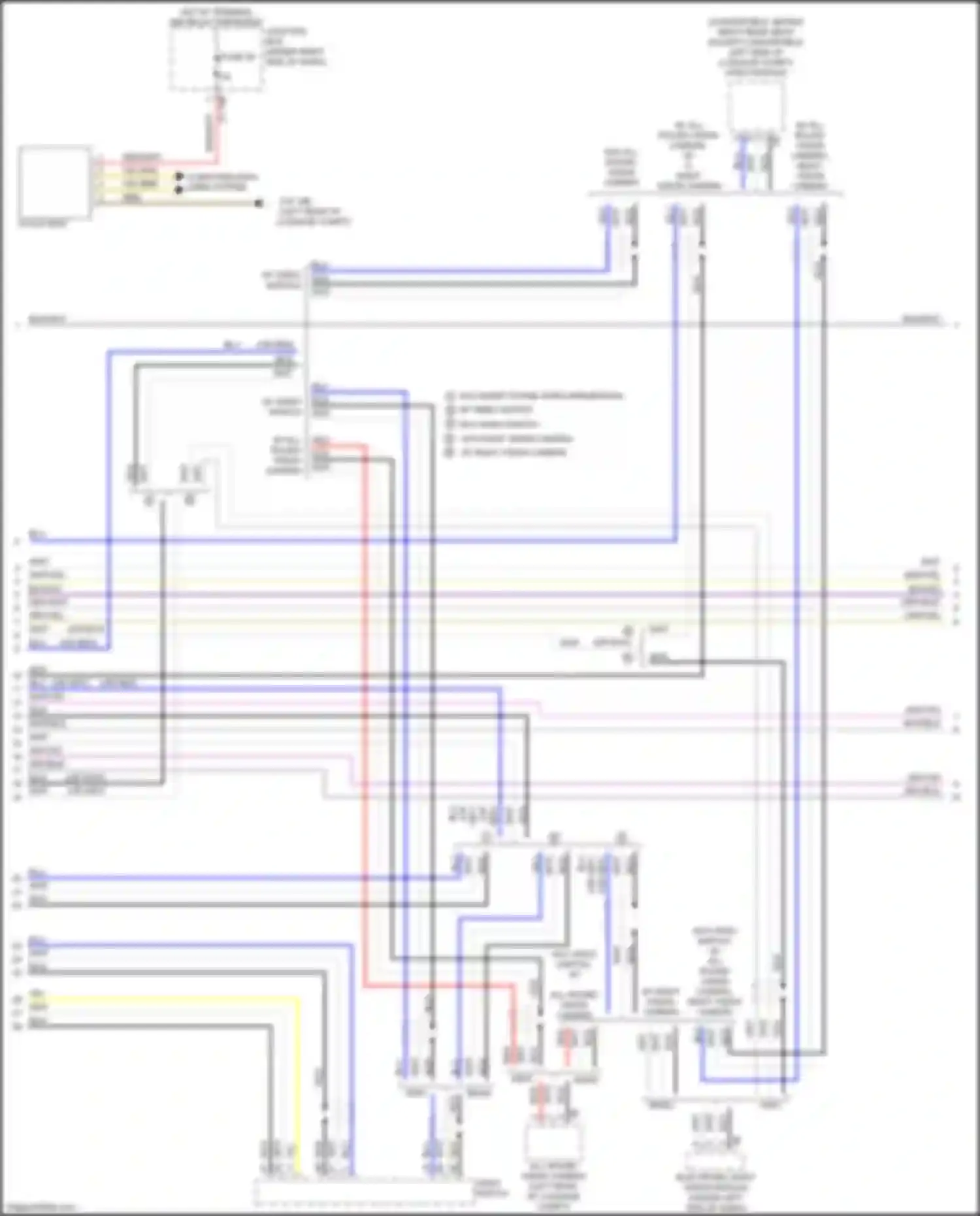 Wiring diagram junction box for BMW 6 series F06/F13/F12 facelift (2015-2018) (4 of 63)