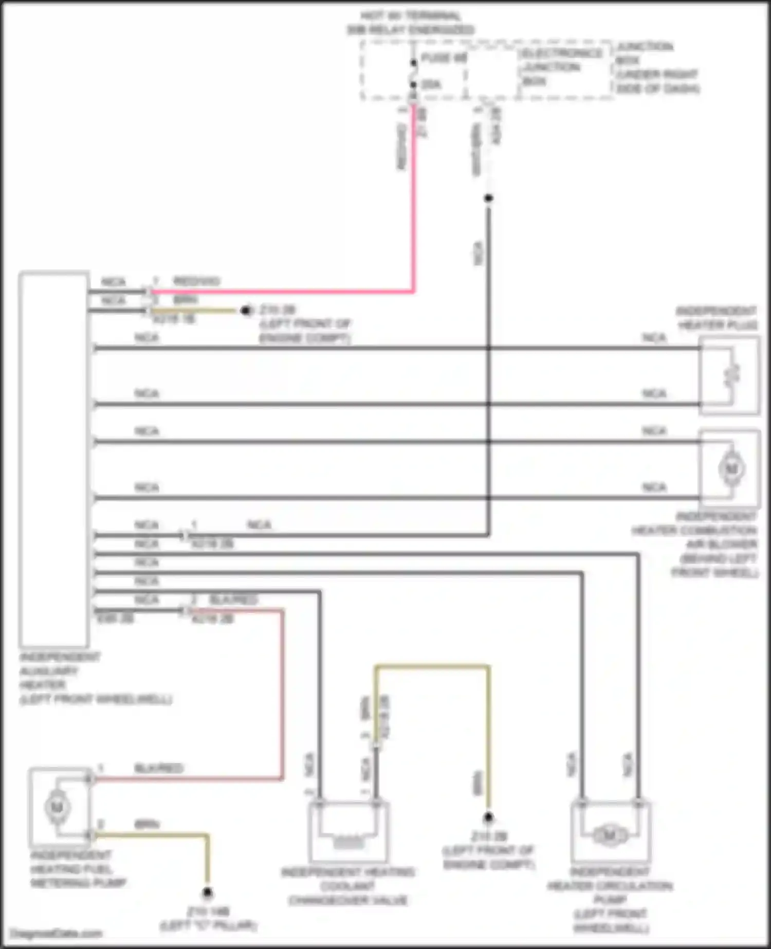 Wiring diagram junction box for BMW 6 series F06/F13/F12 facelift (2015-2018) (27 of 63)