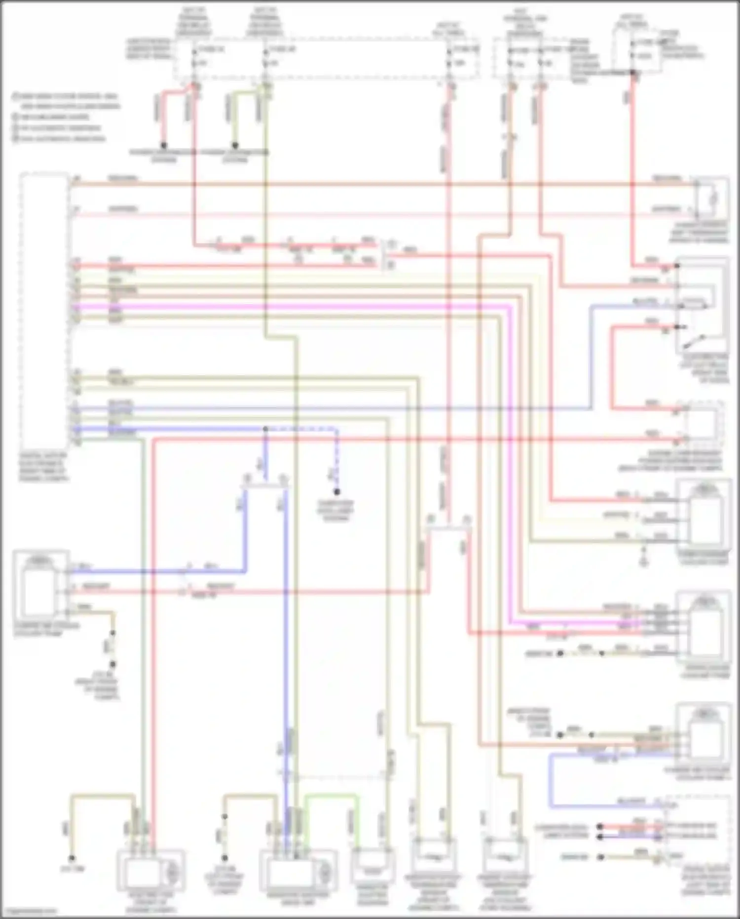 Wiring diagram power distribution system for BMW 6 series F06/F13/F12 facelift (2015-2018) (25 of 43)