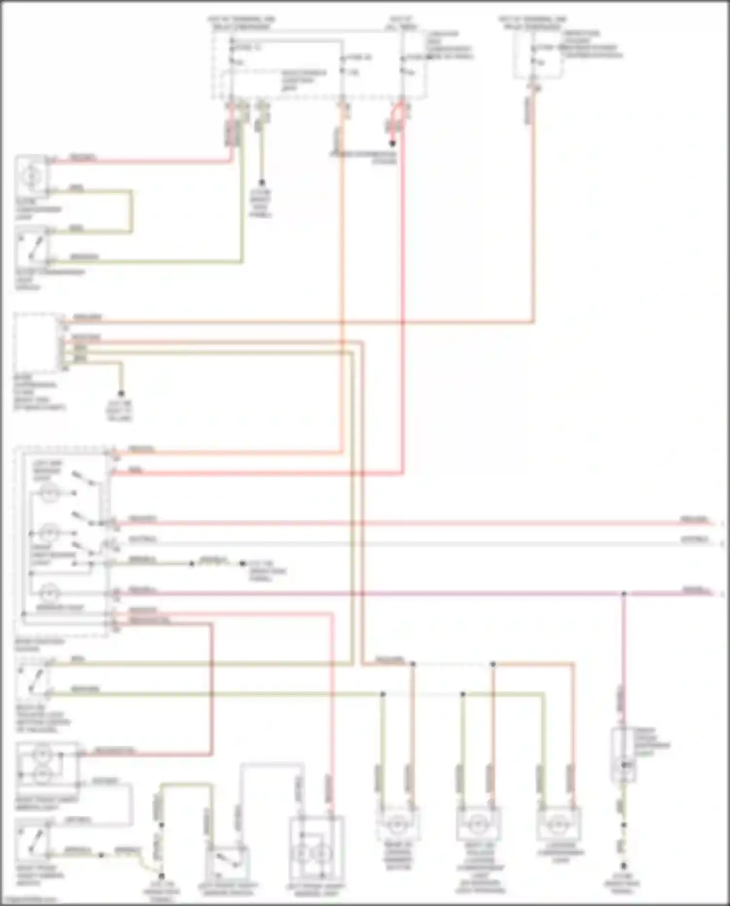 Wiring diagram power distribution system for BMW 6 series F06/F13/F12 facelift (2015-2018) (26 of 43)