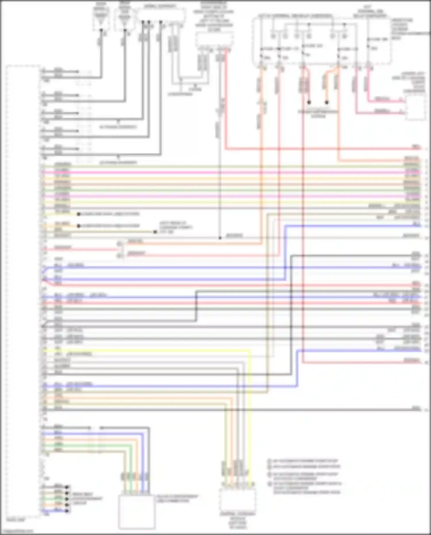 Wiring diagram power distribution system for BMW 6 series F06/F13/F12 facelift (2015-2018) (2 of 43)