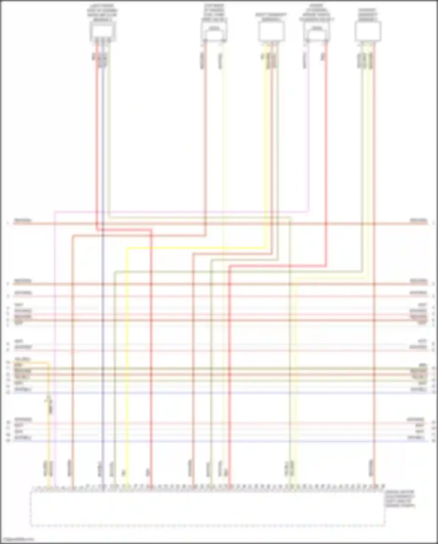 Wiring diagram red for BMW 6 series F06/F13/F12 facelift (2015-2018) (91 of 98)