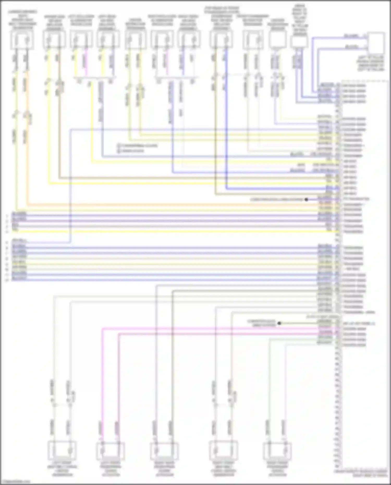 Wiring diagram right rollover alternator protection for BMW 6 series F06/F13/F12 facelift (2015-2018) (1 of 1)