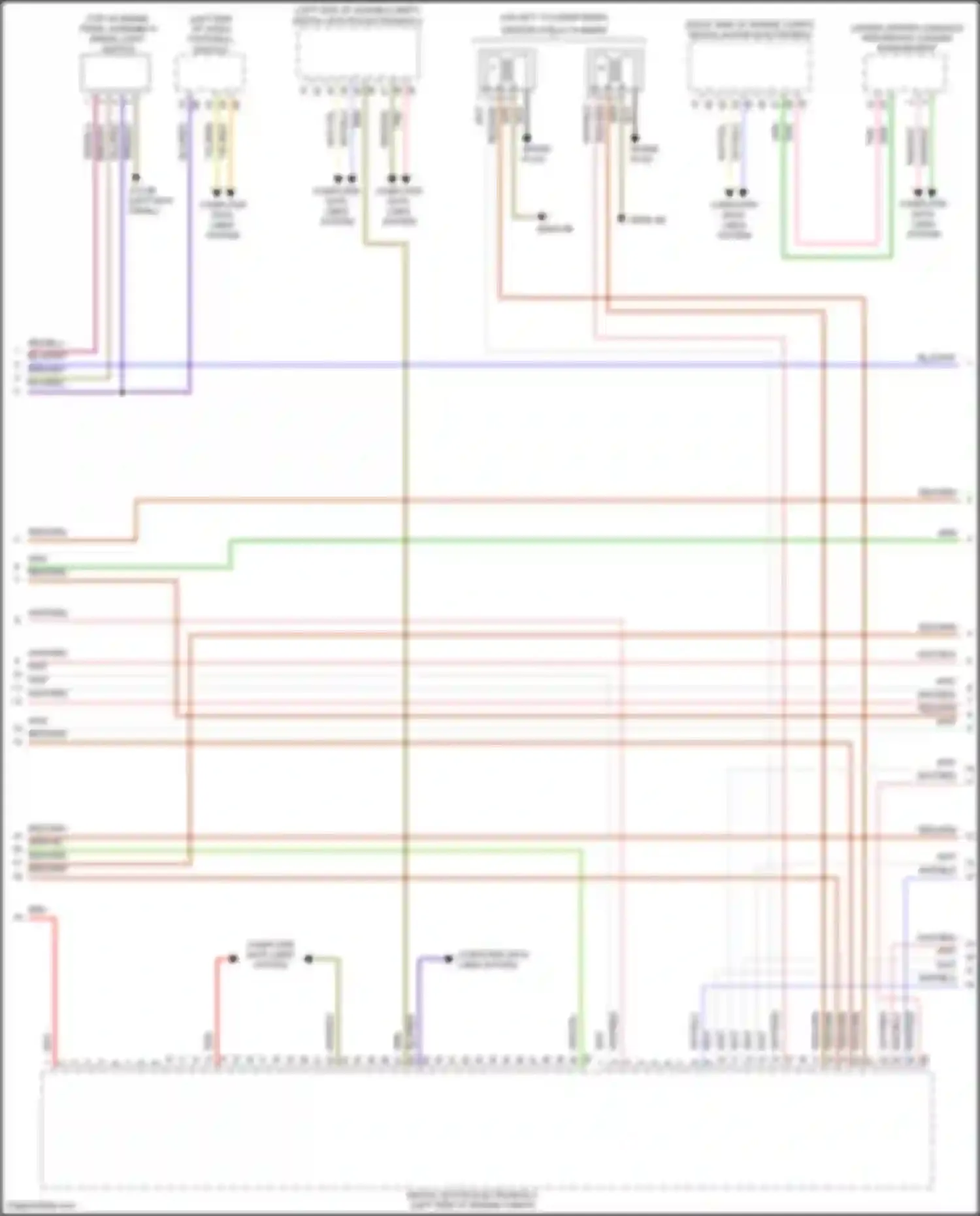 Wiring diagram spark plug for BMW 6 series F06/F13/F12 facelift (2015-2018) (2 of 2)