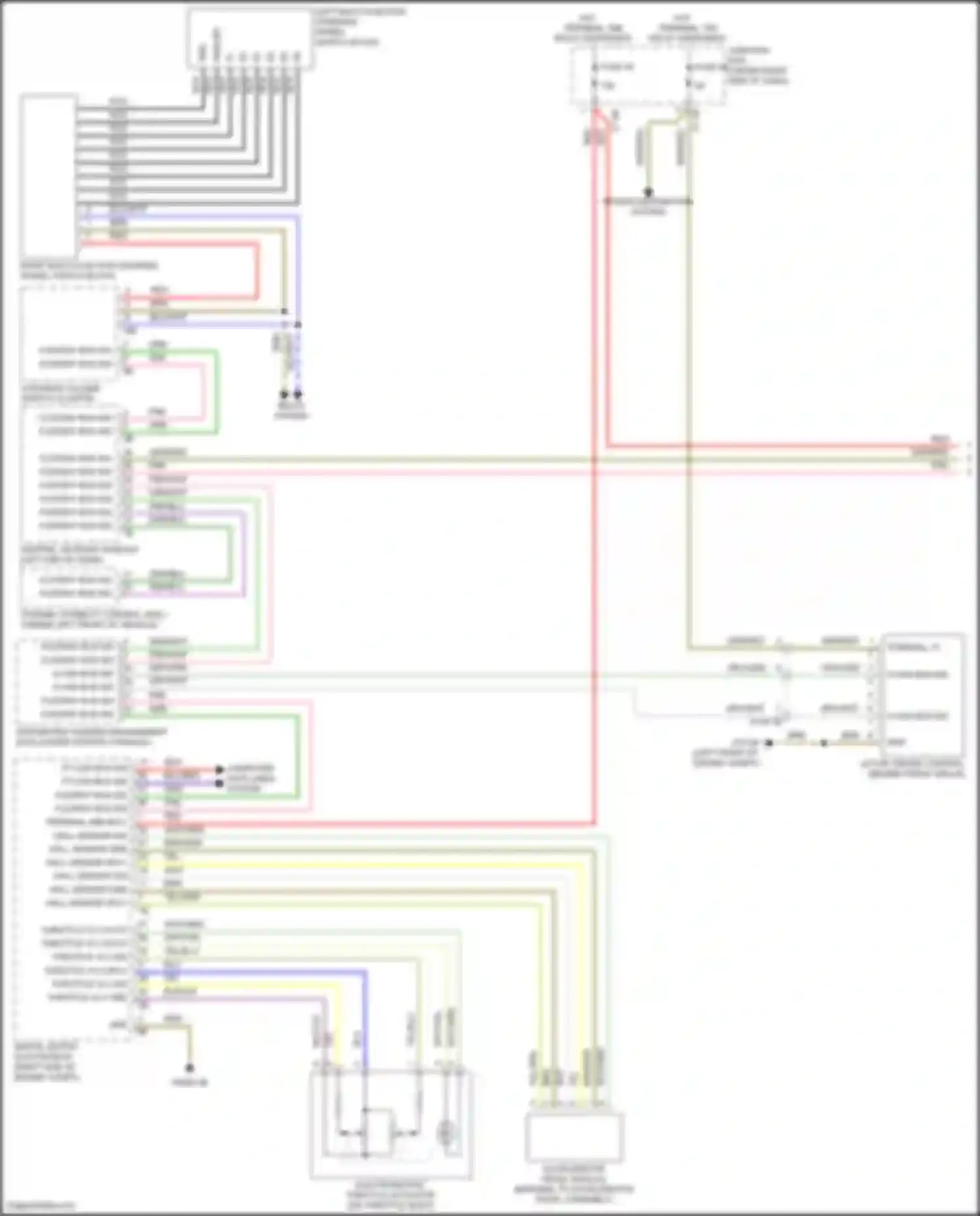 Wiring diagram terminal 15 for BMW 6 series F06/F13/F12 facelift (2015-2018) (3 of 3)