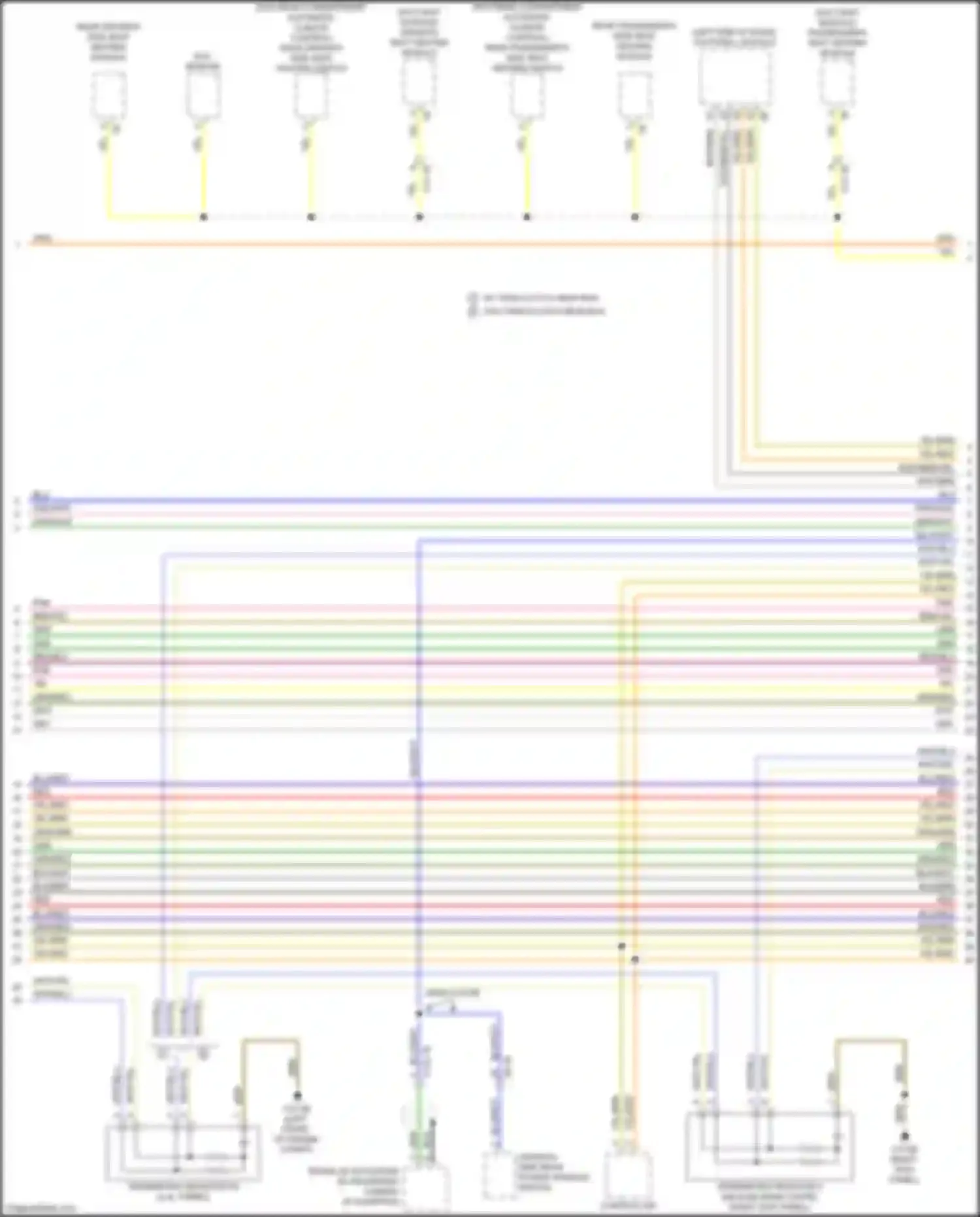 Wiring diagram terminating resistor 2 for BMW 6 series F06/F13/F12 facelift (2015-2018) (1 of 2)