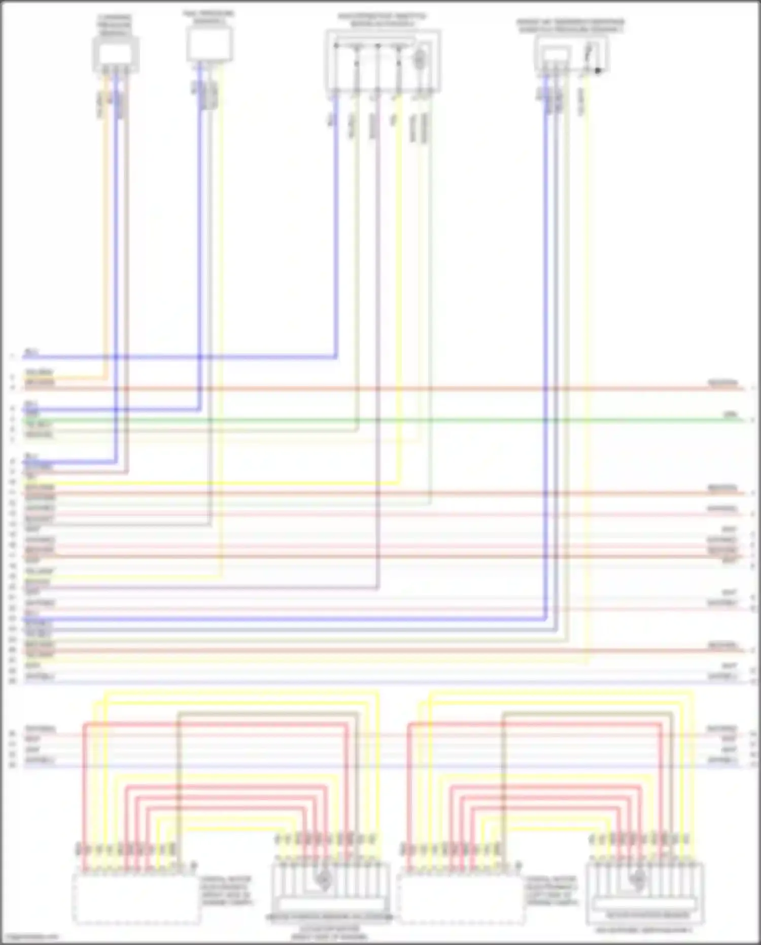 Wiring diagram valvetronic servomotor 2 for BMW 6 series F06/F13/F12 facelift (2015-2018) (1 of 1)