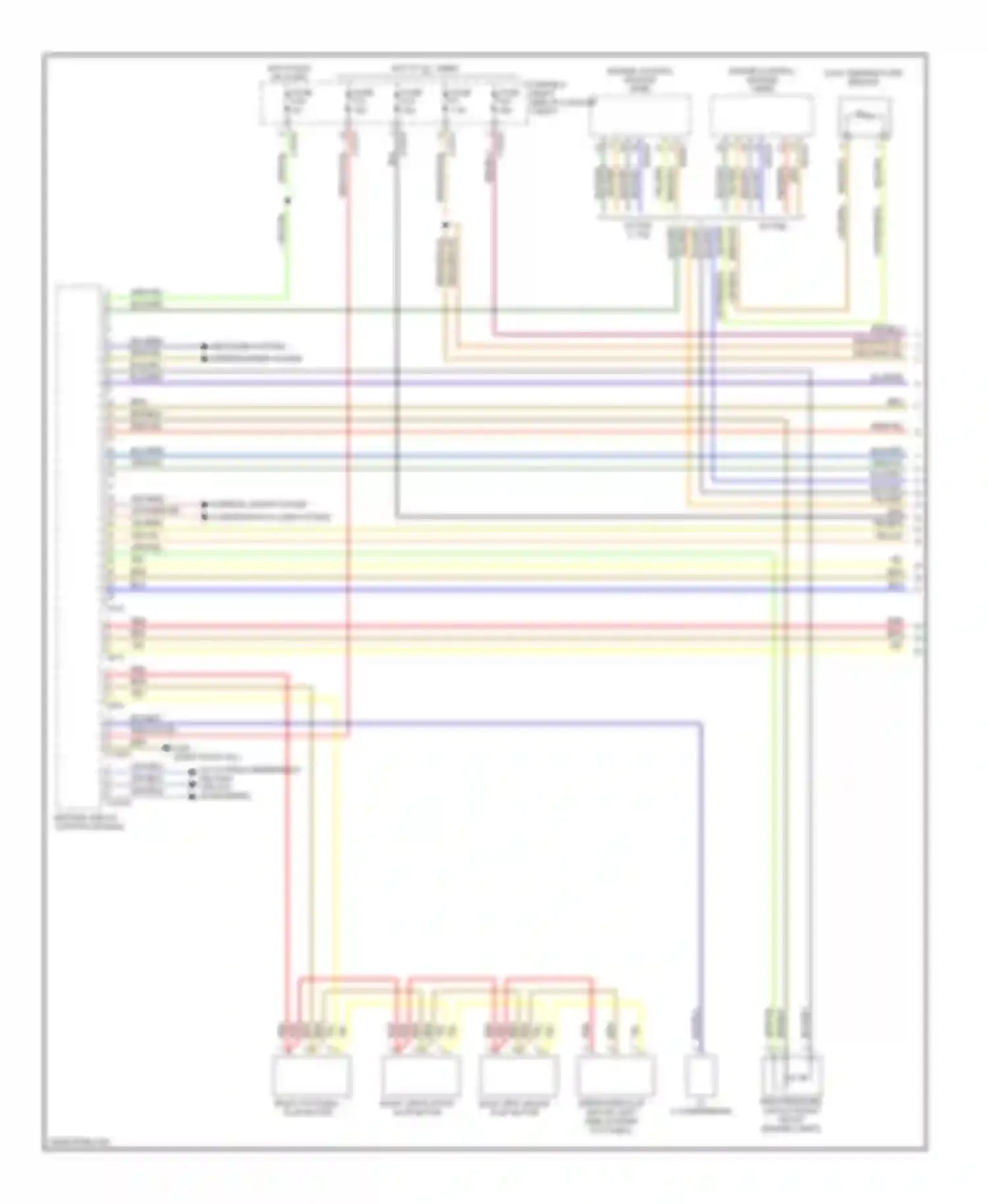 7 series BMW E38 facelift (1998-2001): Automatic a/c circuit (1 of 3)