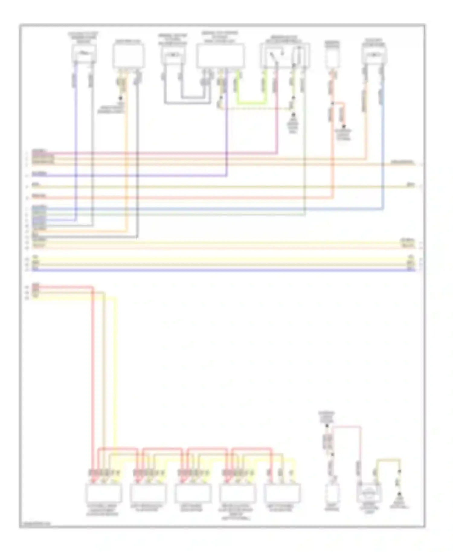 7 series BMW E38 facelift (1998-2001): Automatic a/c circuit (2 of 3)