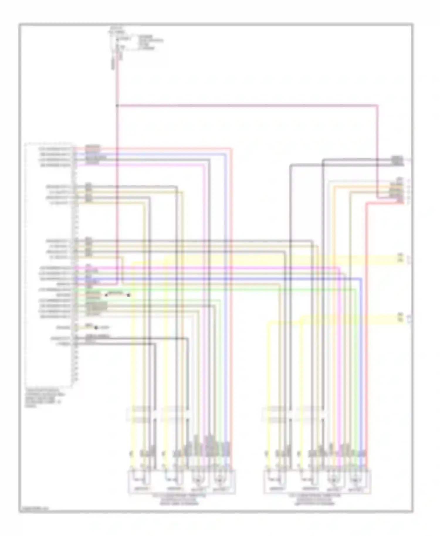 7 series BMW E38 facelift (1998-2001): Wiring diagram engine performance 5.4l, electronic throttle control circuit (1 of 2)