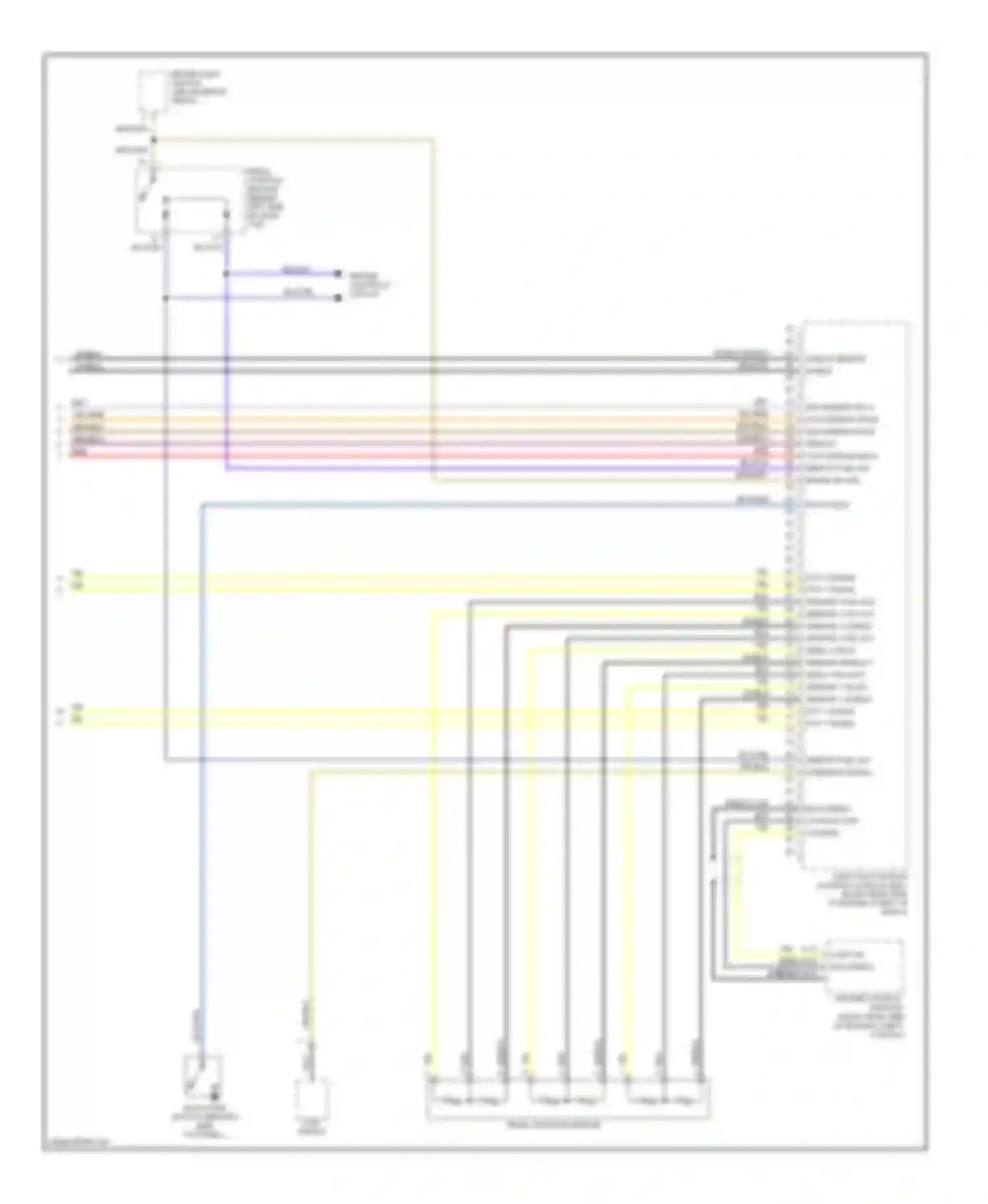 7 series BMW E38 facelift (1998-2001): Wiring diagram engine performance 5.4l, electronic throttle control circuit (2 of 2)