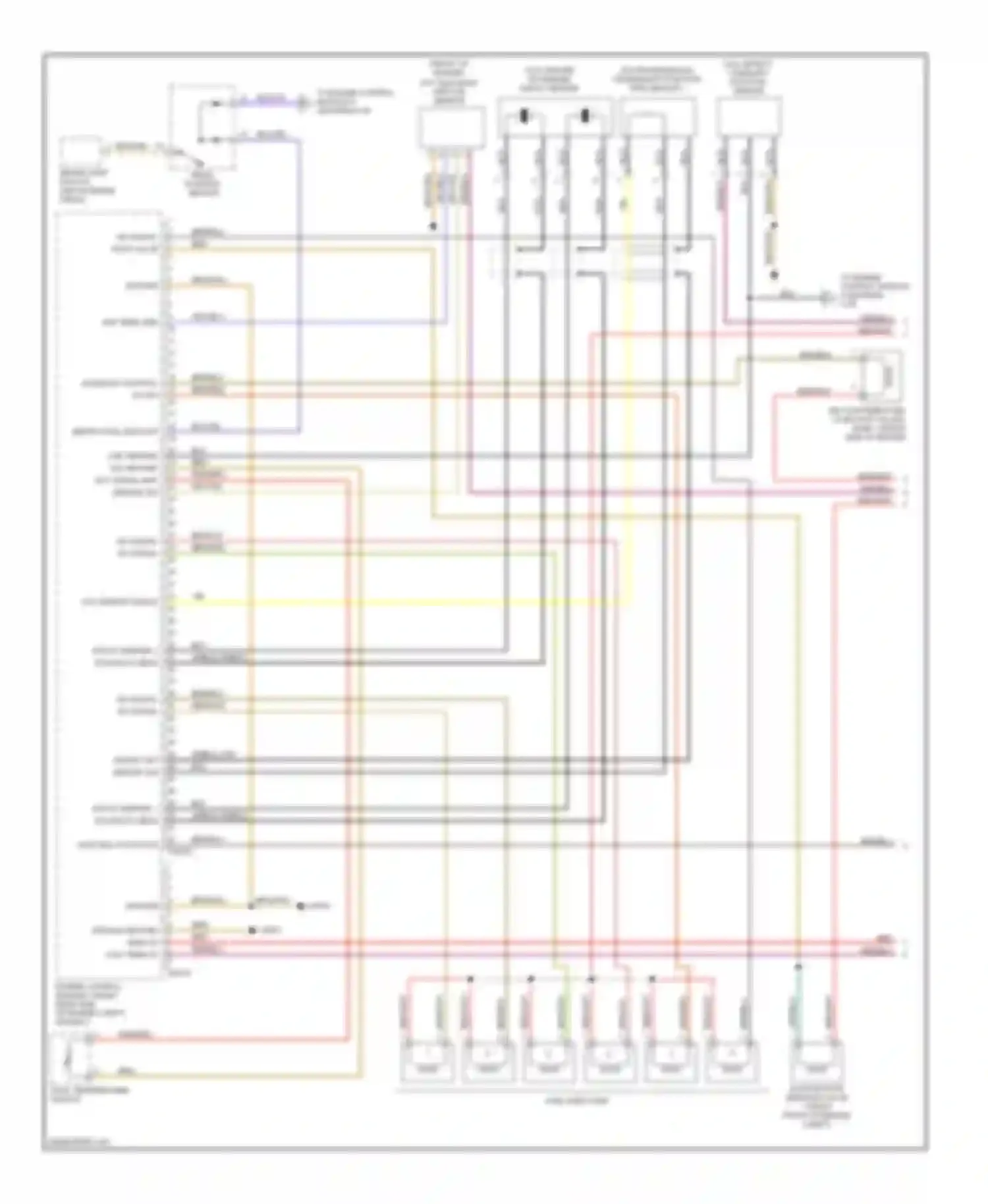 7 series BMW E38 facelift (1998-2001): Wiring diagram engine performance 5.4l, engine controls circuit (1 of 5)