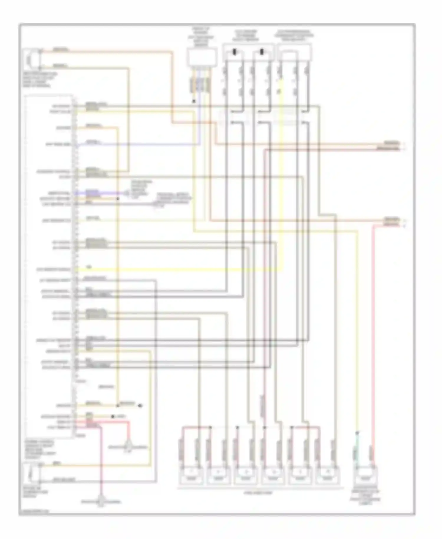 7 series BMW E38 facelift (1998-2001): Wiring diagram engine performance 5.4l, engine controls circuit (4 of 5)