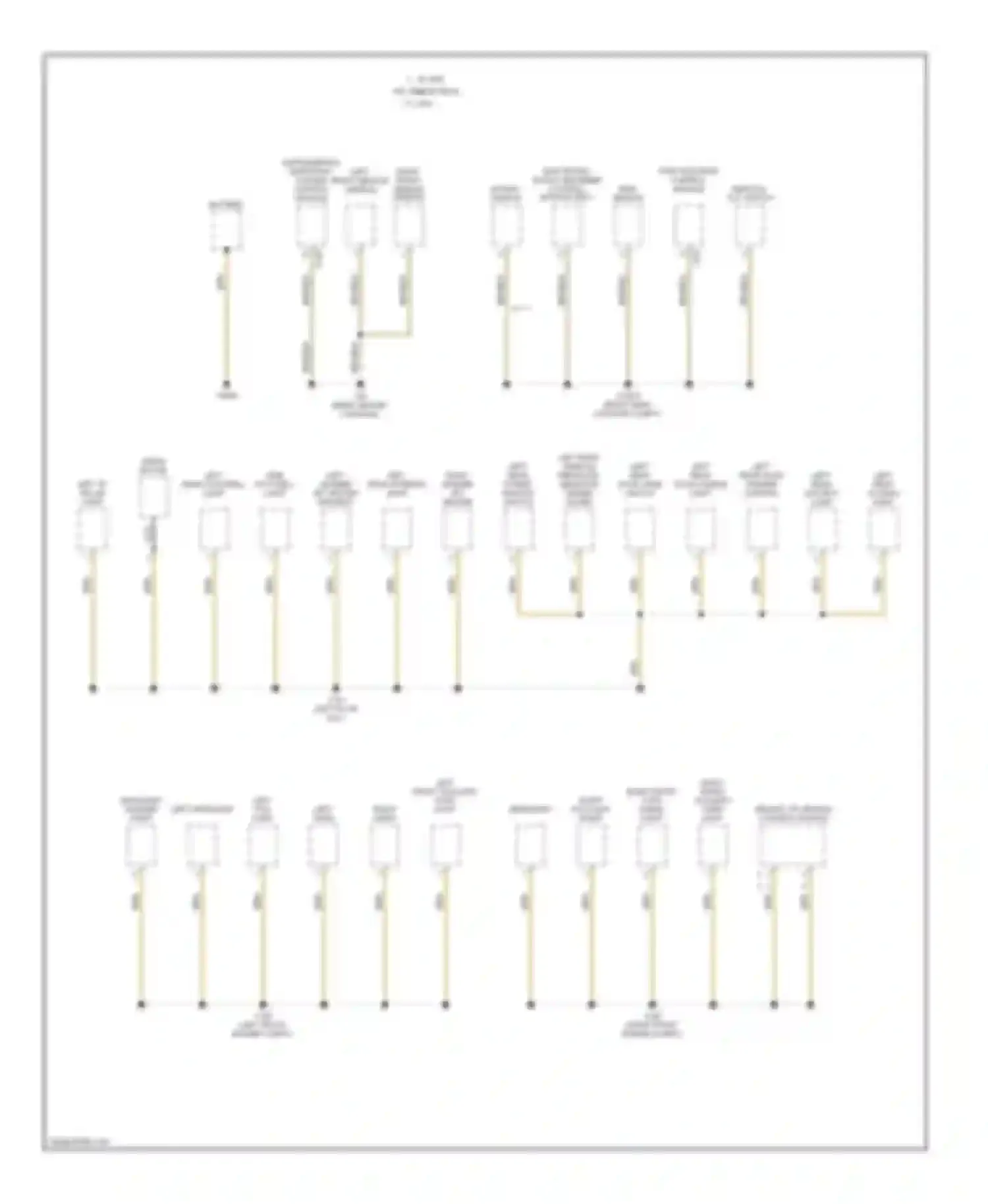 7 series BMW E38 facelift (1998-2001): Ground distribution circuit (1 of 7)