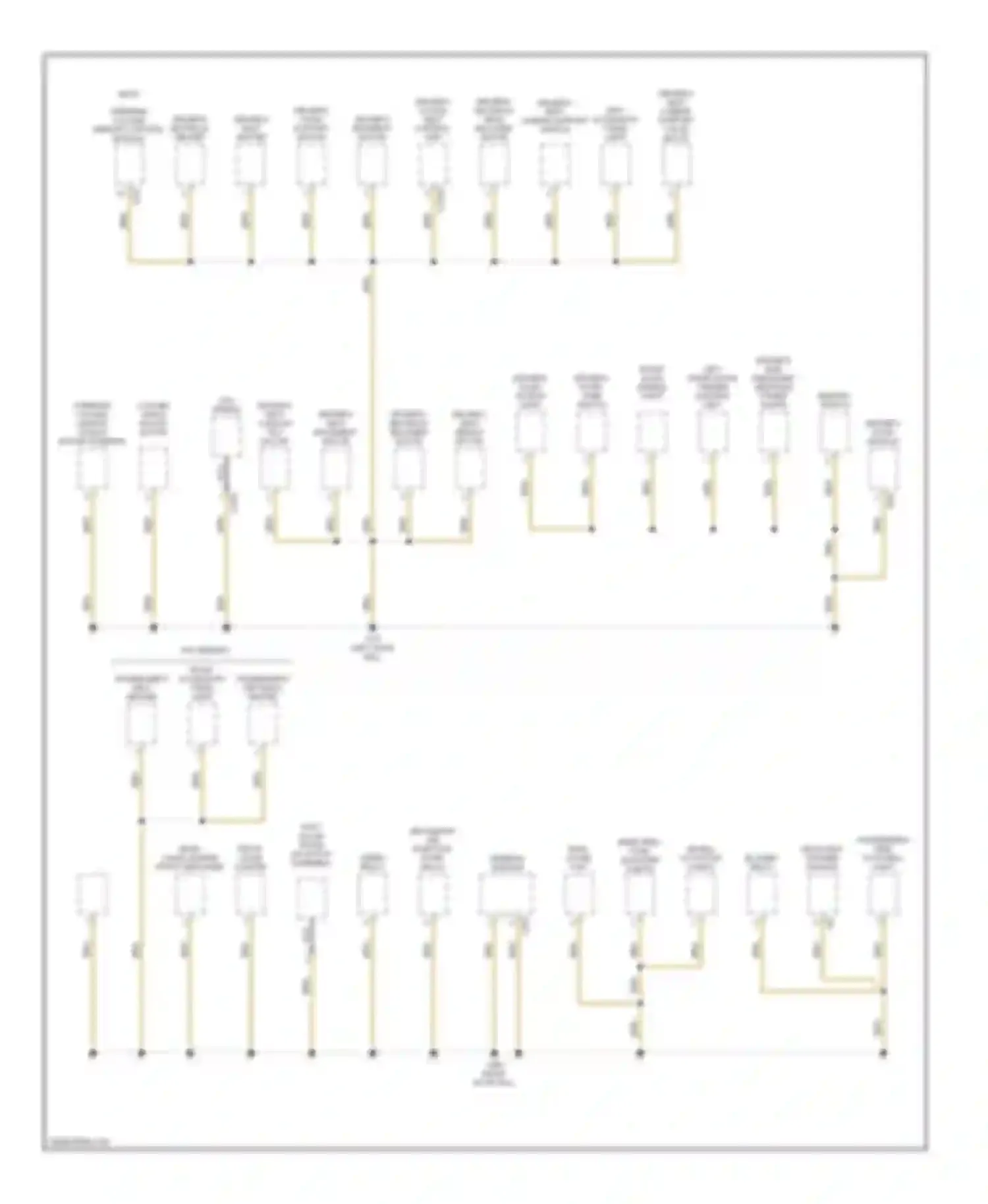 7 series BMW E38 facelift (1998-2001): Ground distribution circuit (2 of 7)