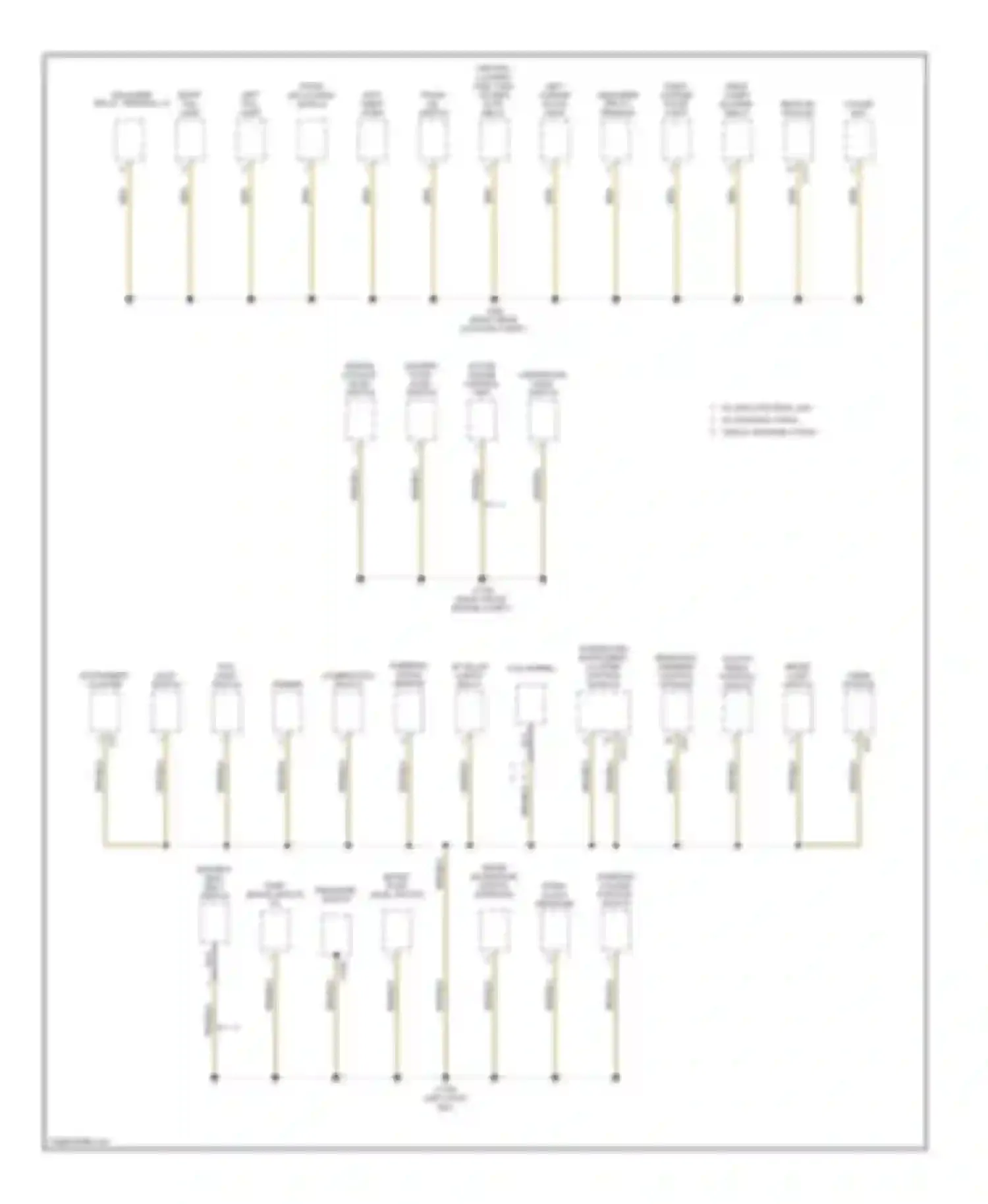 7 series BMW E38 facelift (1998-2001): Ground distribution circuit (5 of 7)