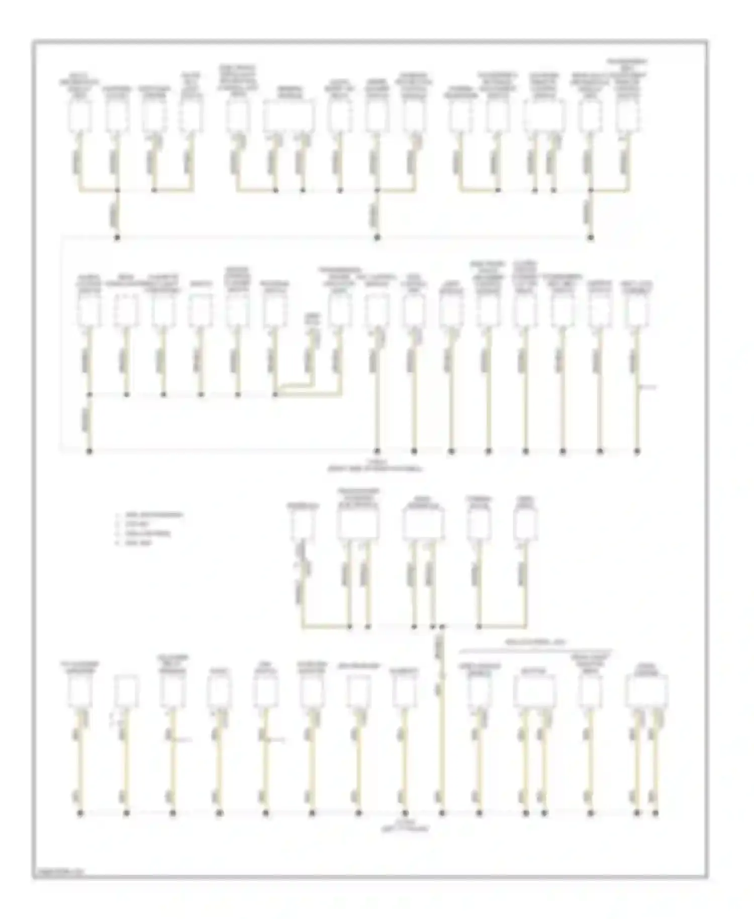7 series BMW E38 facelift (1998-2001): Ground distribution circuit (7 of 7)