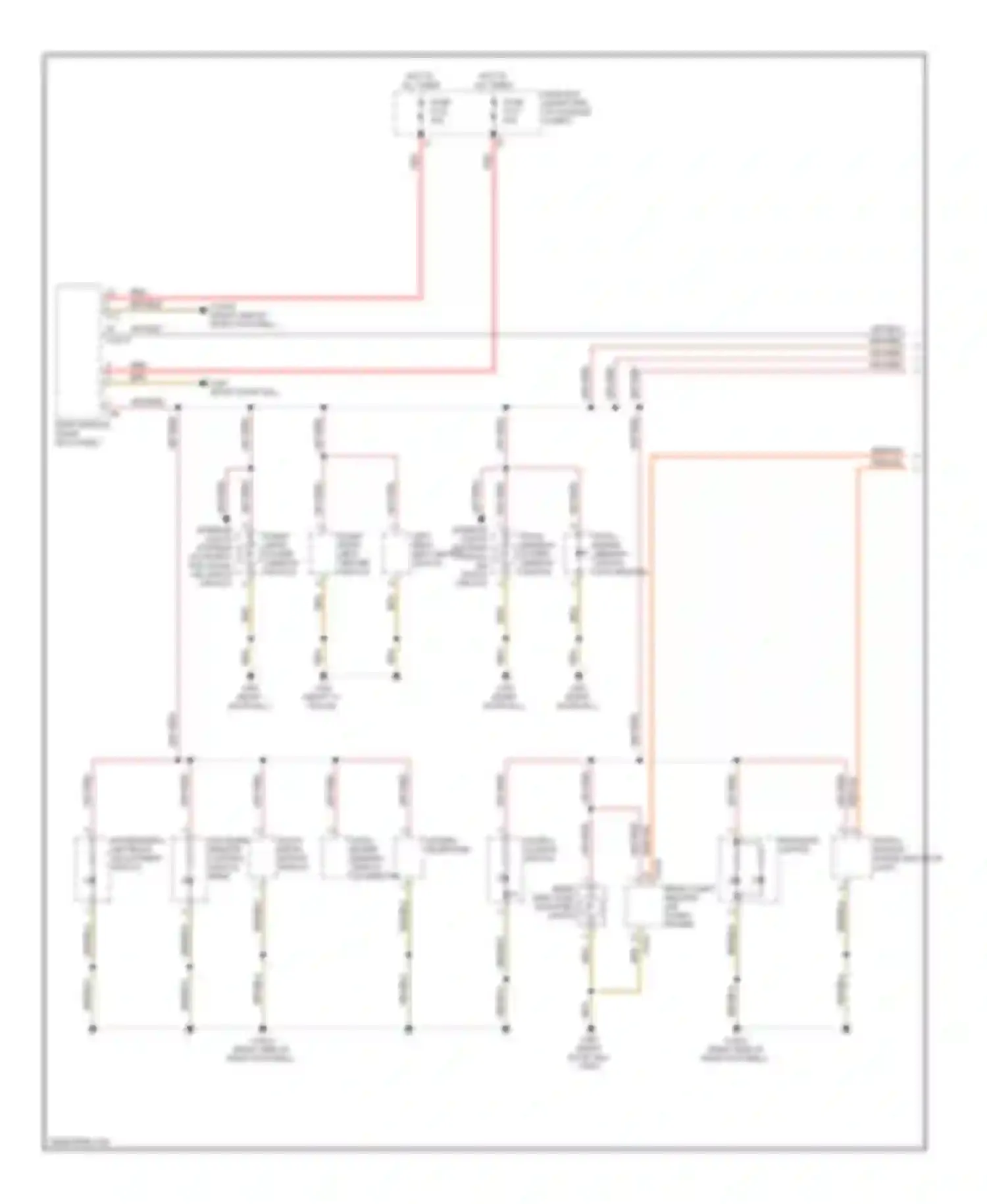 7 series BMW E38 facelift (1998-2001): Instrument illumination circuit (1 of 3)