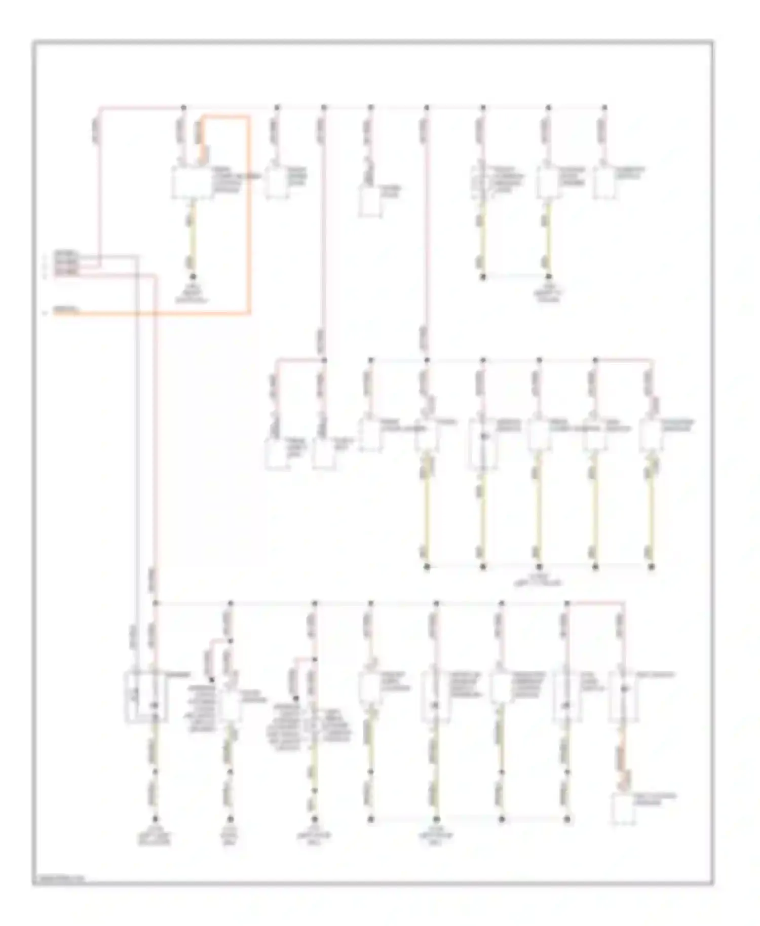 7 series BMW E38 facelift (1998-2001): Instrument illumination circuit (3 of 3)