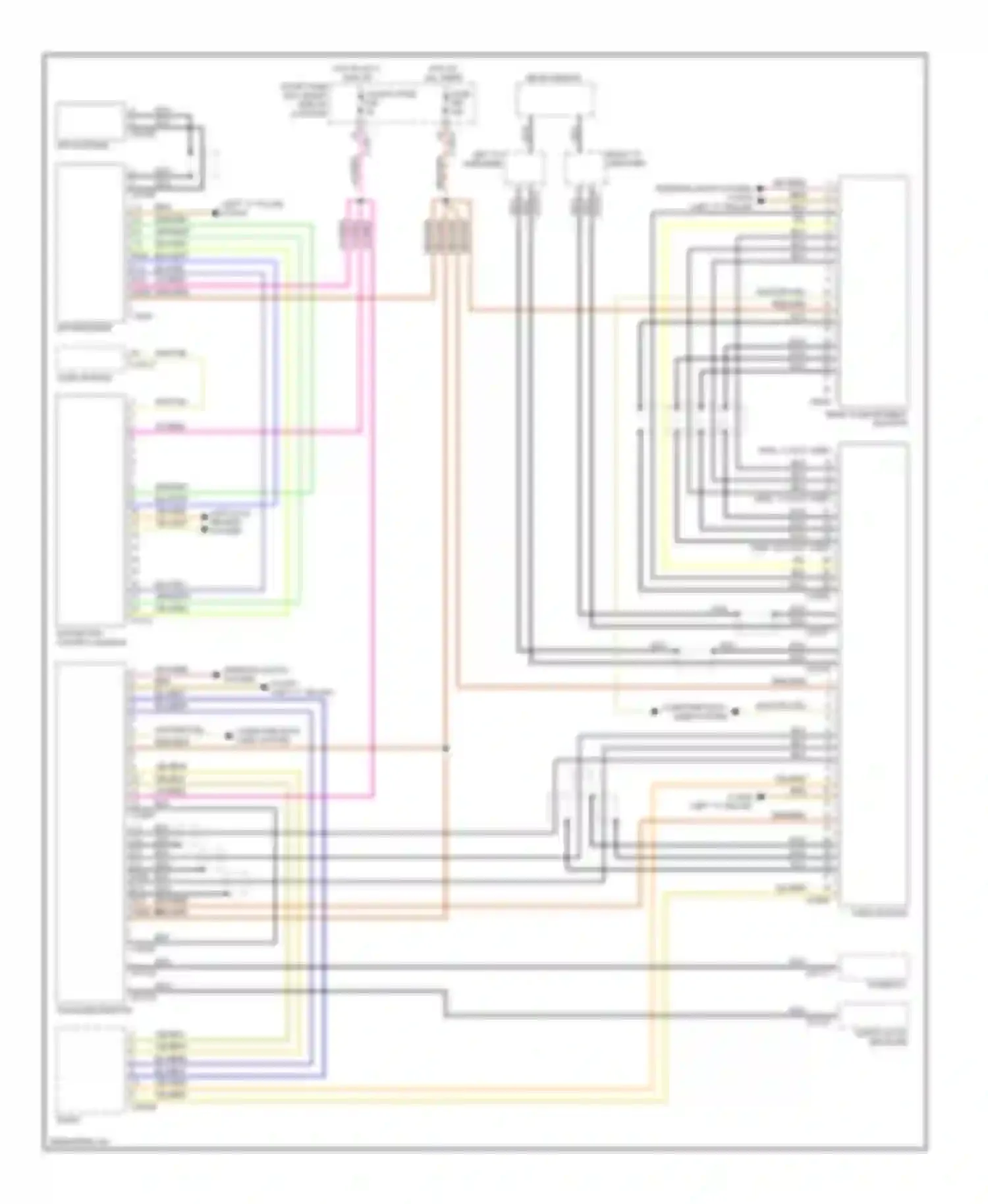 7 series BMW E38 facelift (1998-2001): Navigation circuit