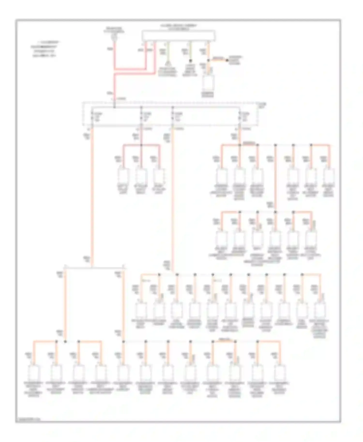 7 series BMW E38 facelift (1998-2001): Power distribution circuit (5 of 6)