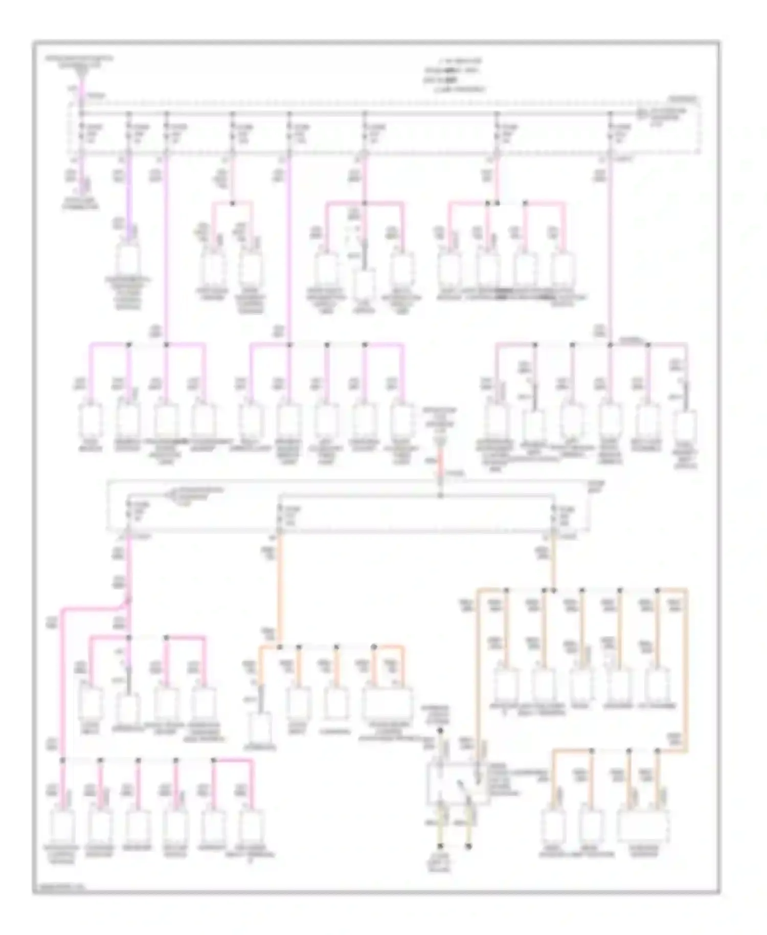7 series BMW E38 facelift (1998-2001): Power distribution circuit (6 of 6)