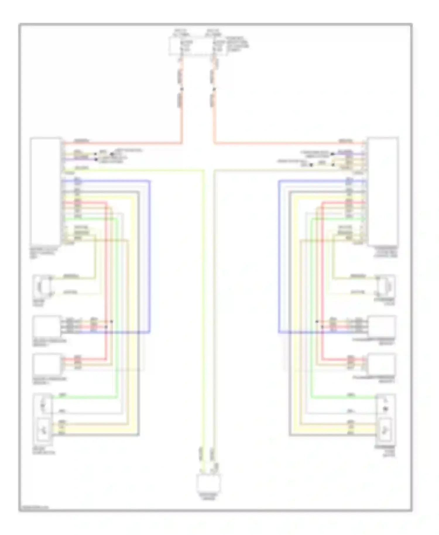 7 series BMW E38 facelift (1998-2001): Active seat circuit