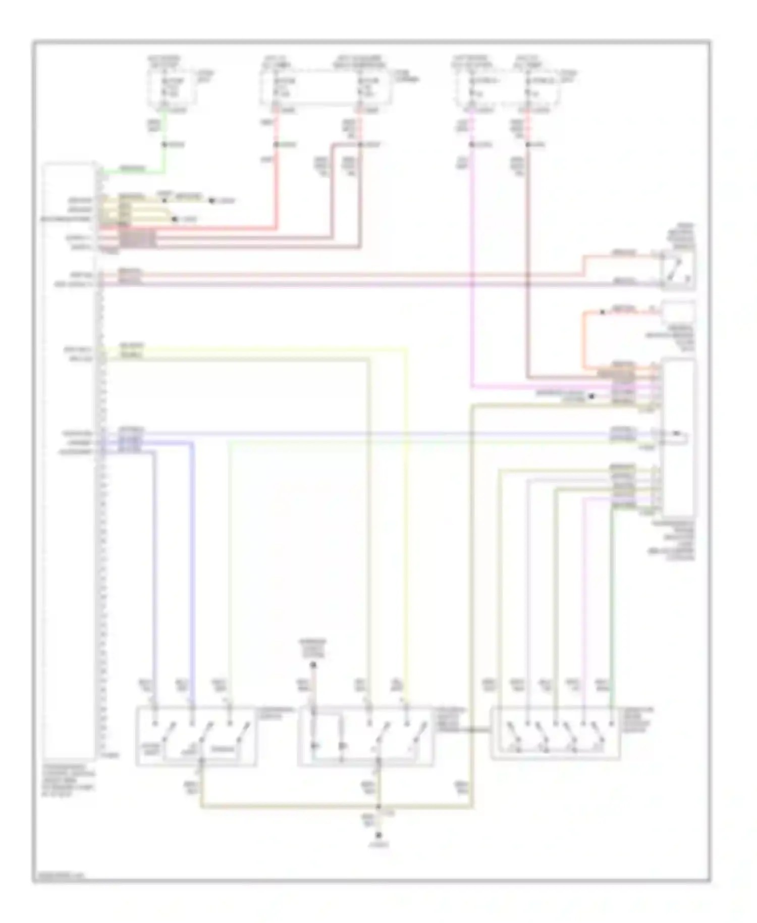 7 series BMW E38 facelift (1998-2001): Transmission circuit (1 of 2)