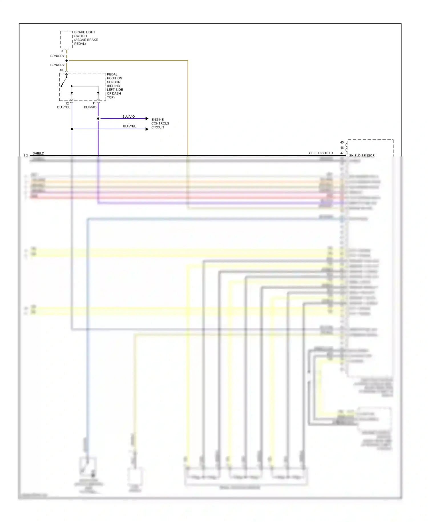 Wiring diagram blk for BMW 7 series E38 facelift (1998-2001) (53 of 57)