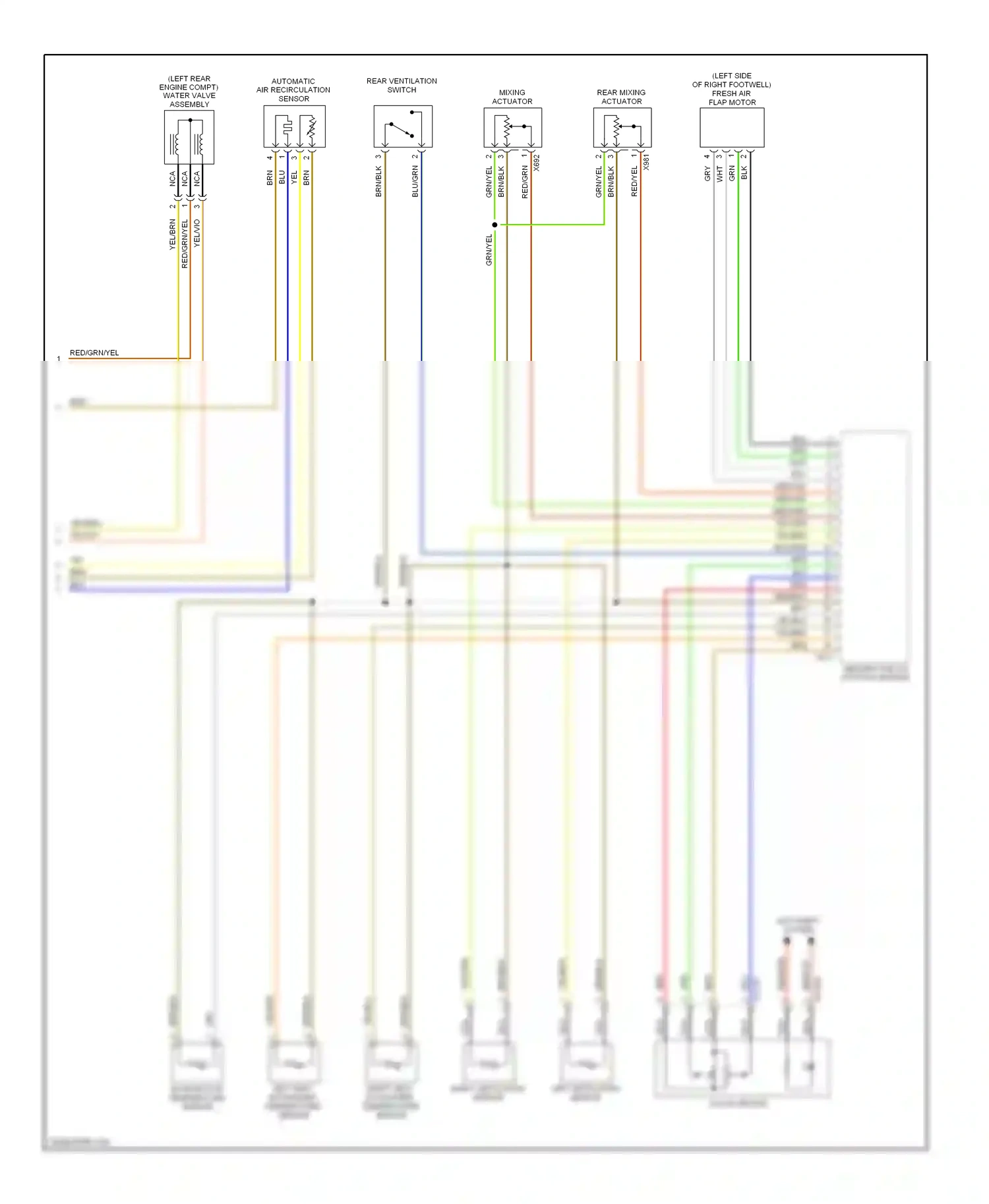 Wiring diagram blk for BMW 7 series E38 facelift (1998-2001) (4 of 57)