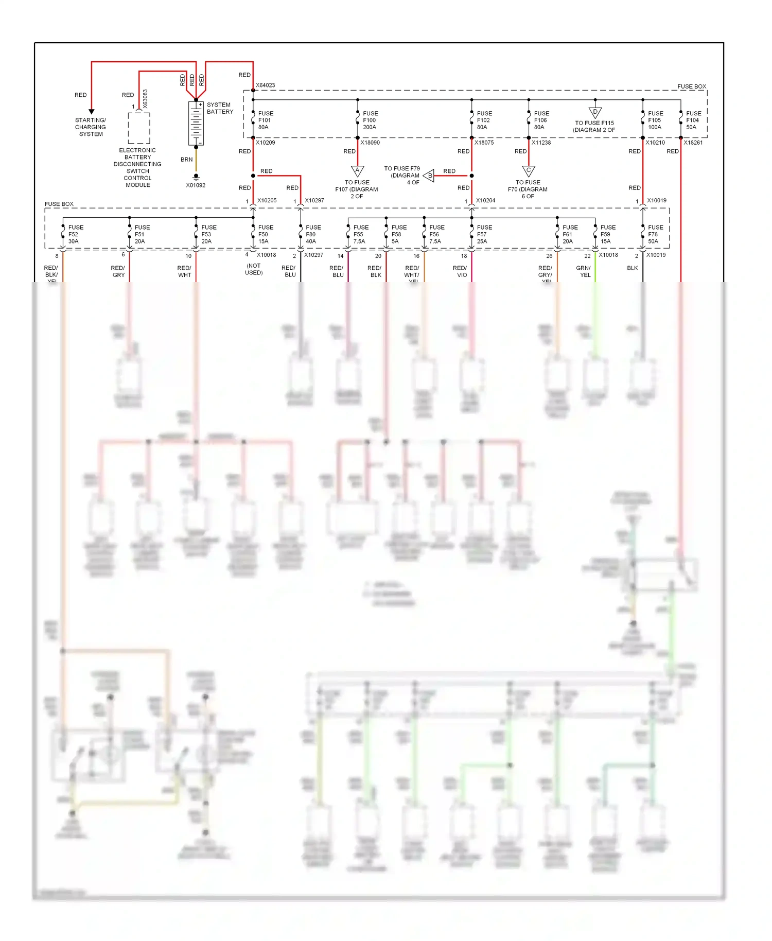 Wiring diagram nca for BMW 7 series E38 facelift (1998-2001) (26 of 56)