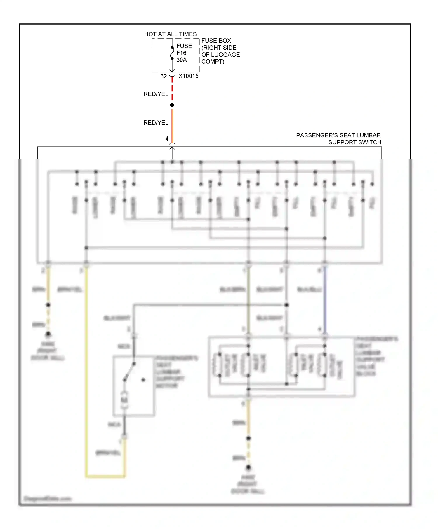 Wiring diagram nca for BMW 7 series E38 facelift (1998-2001) (32 of 56)