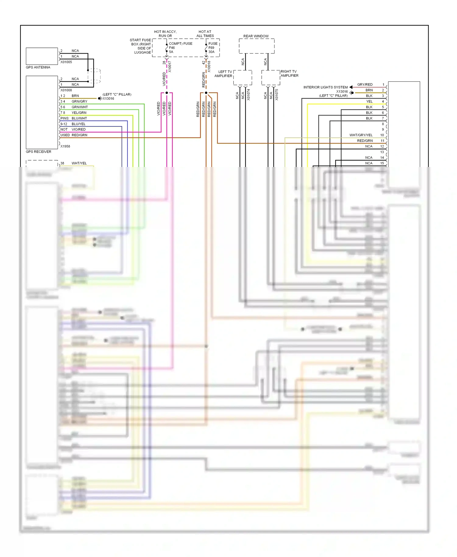 Wiring diagram nca for BMW 7 series E38 facelift (1998-2001) (46 of 56)
