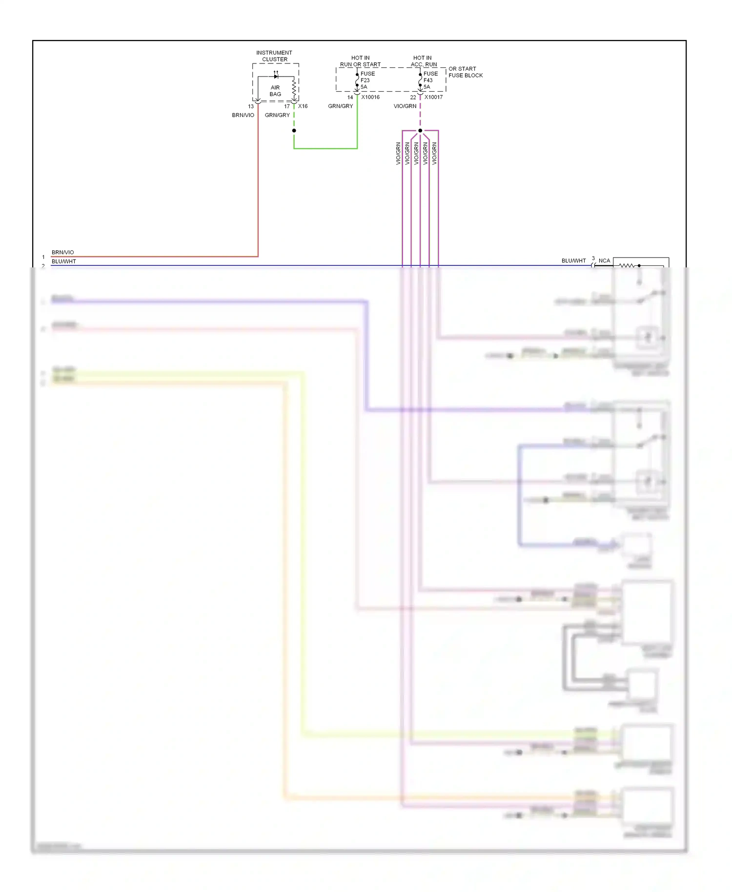 Wiring diagram nca for BMW 7 series E38 facelift (1998-2001) (42 of 56)