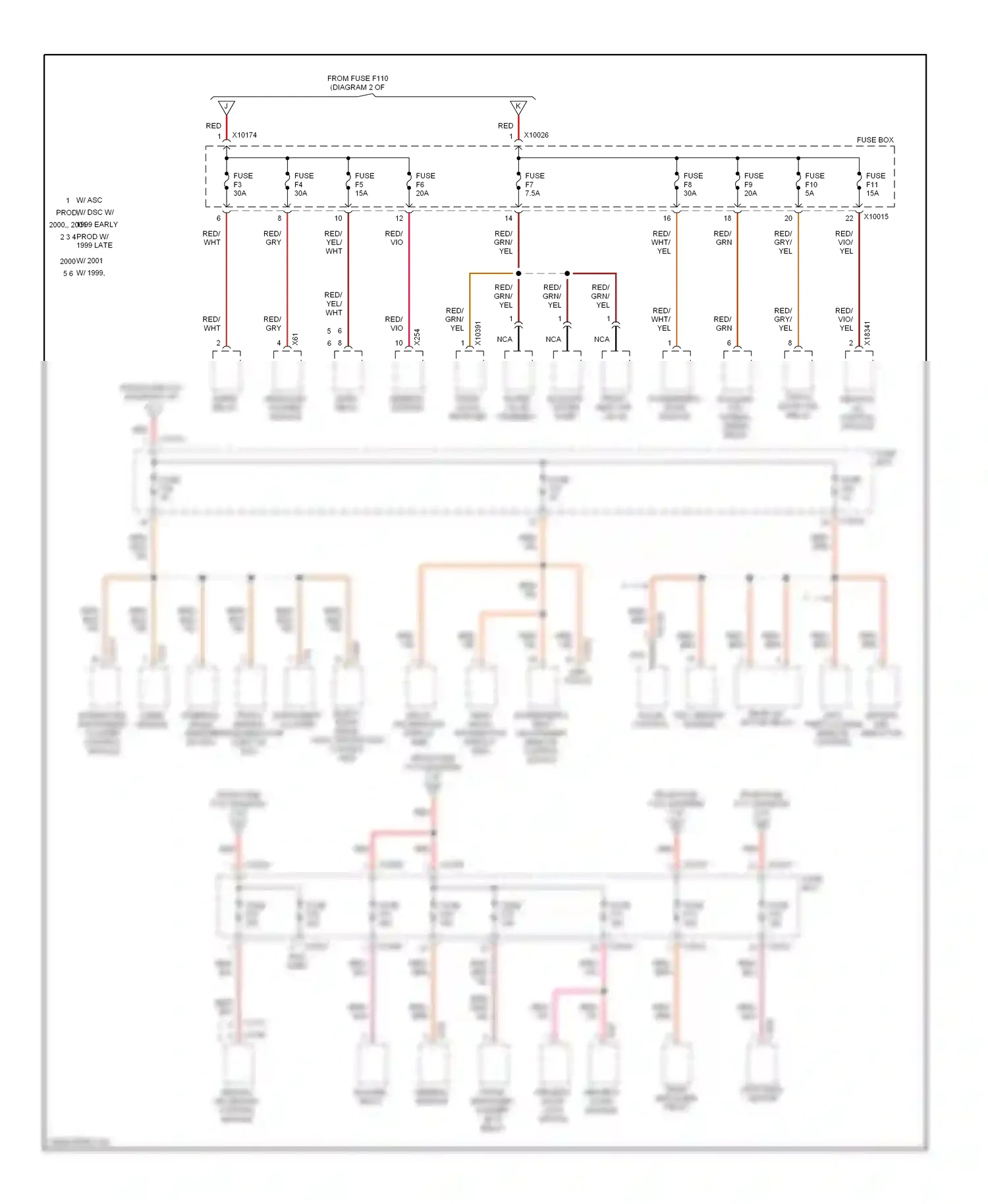 Wiring diagram solar rdc sensor control module for BMW 7 series E38 facelift (1998-2001) (1 of 1)