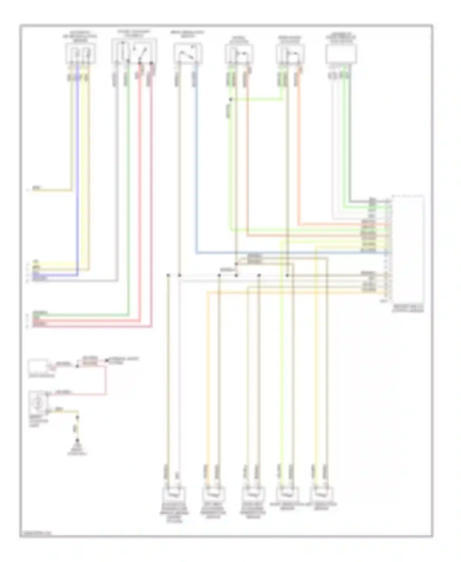 7 series BMW E38 (1994-1998): Automatic a/c circuit (3 of 3)