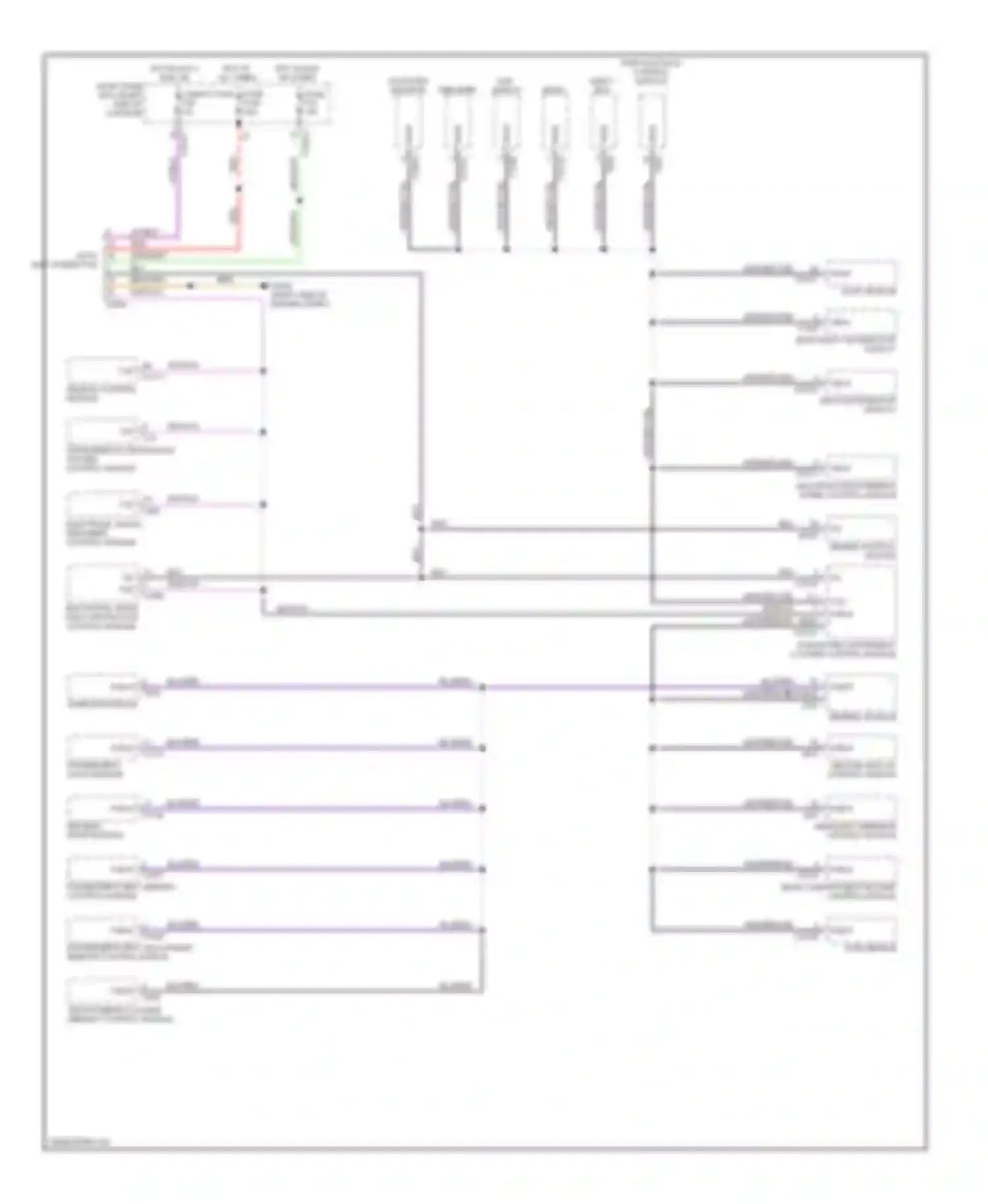 7 series BMW E38 (1994-1998): Data bus circuit