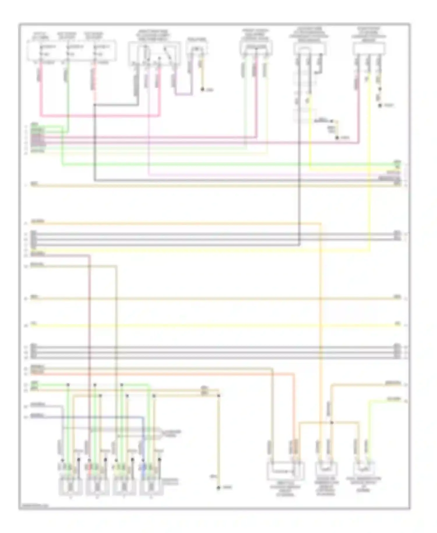7 series BMW E38 (1994-1998): Wiring diagram engine performance 4.4l (2 of 3)