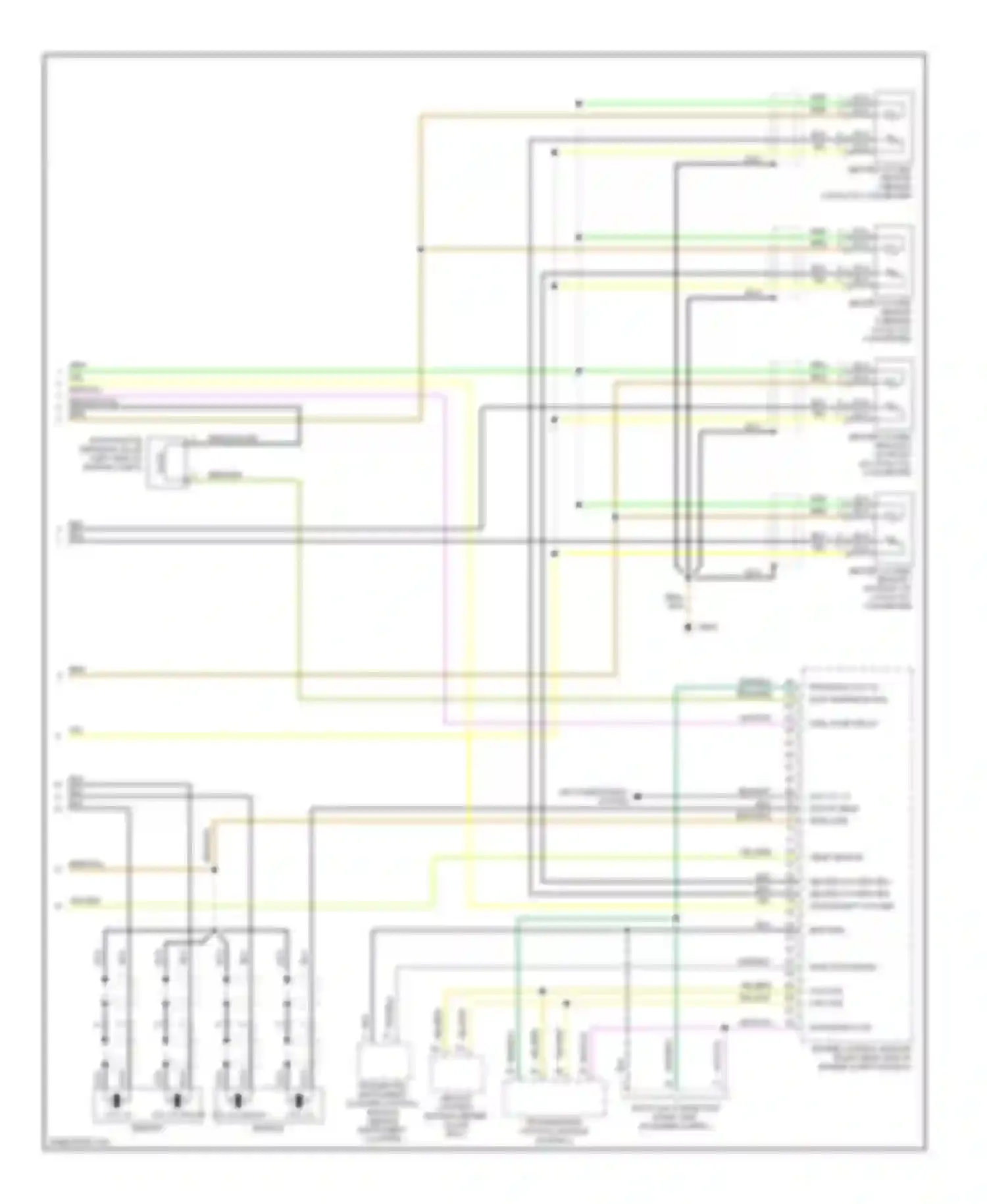 7 series BMW E38 (1994-1998): Wiring diagram engine performance 4.4l (3 of 3)