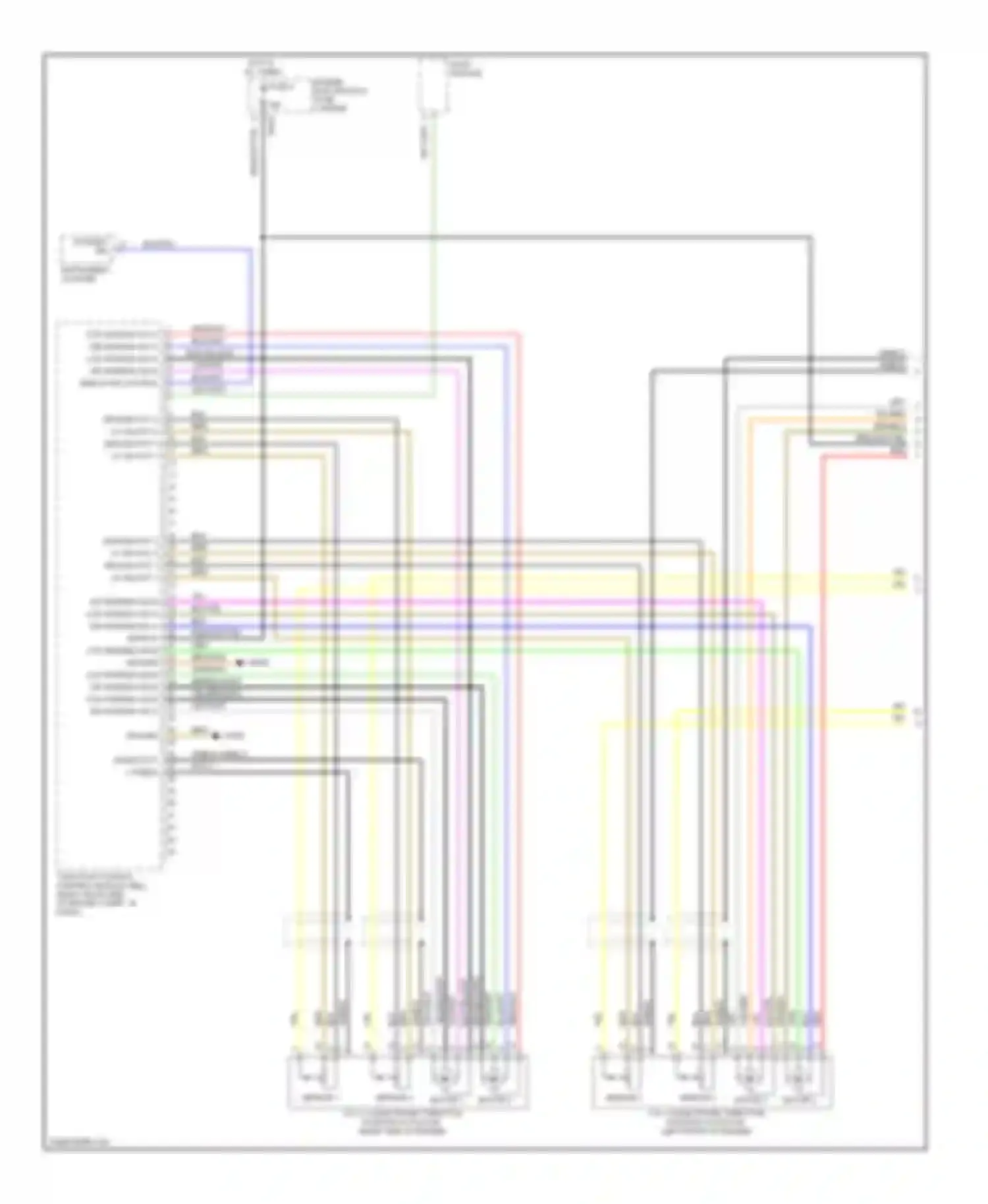 7 series BMW E38 (1994-1998): Wiring diagram engine performance 5.4l, electronic throttle control circuit (1 of 2)